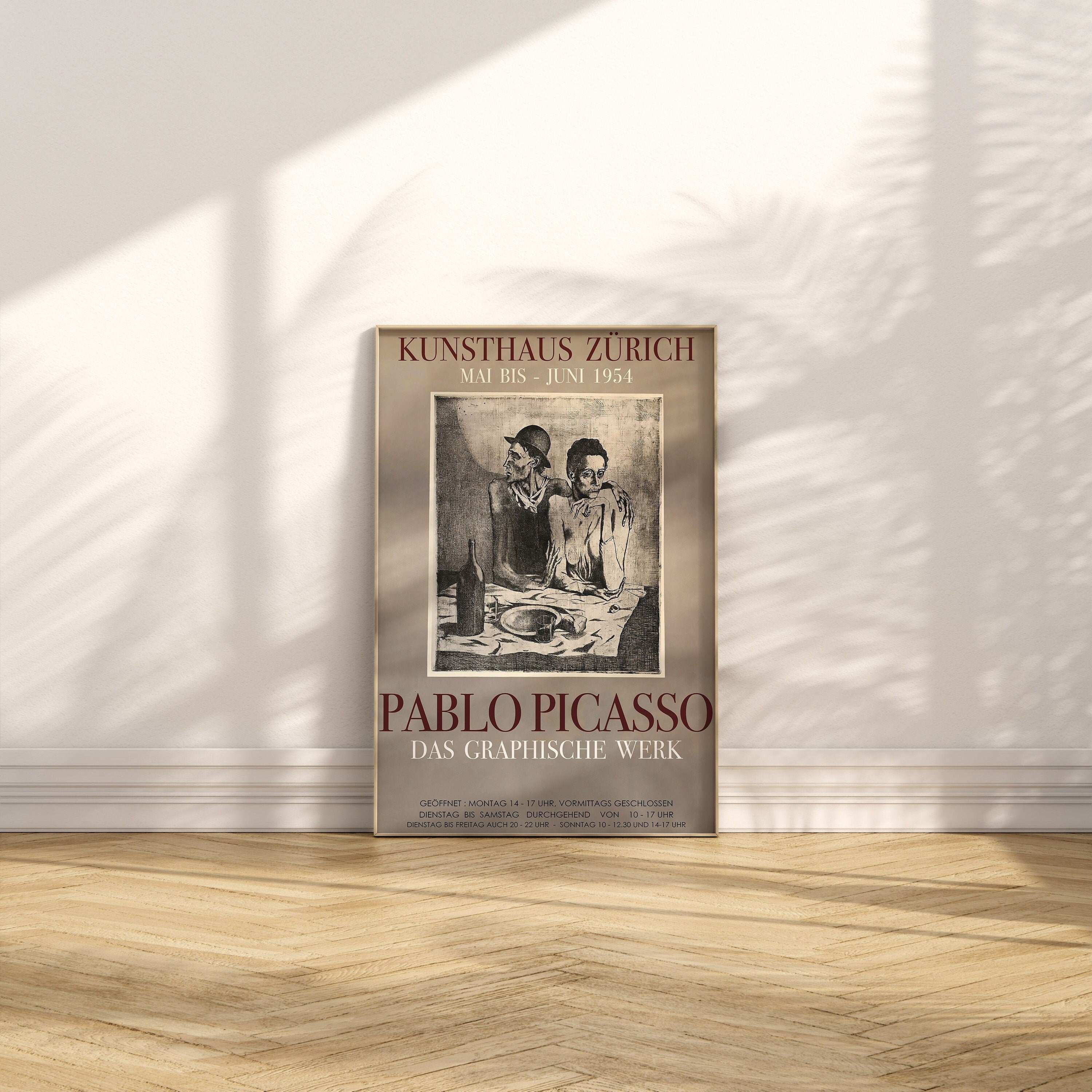 Pablo Picasso: Le Repas Frugal Lithografi Posteri