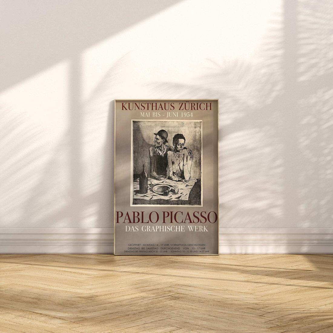 Pablo Picasso: Le Repas Frugal Lithografi Posteri