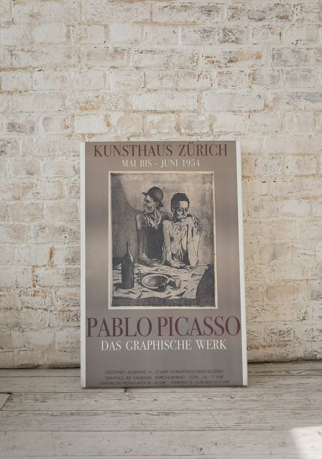 Pablo Picasso: Le Repas Frugal Lithografi Posteri