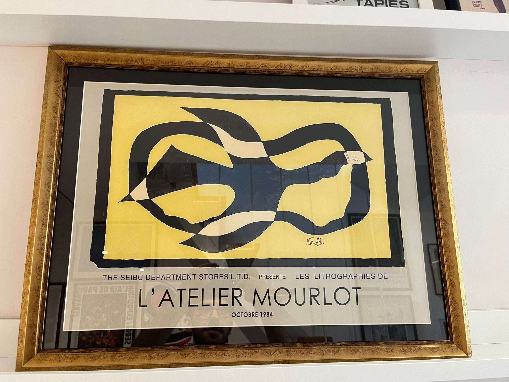 George Braque - Bird passing through a Cloud / L’Atelier Mourlot - 1984