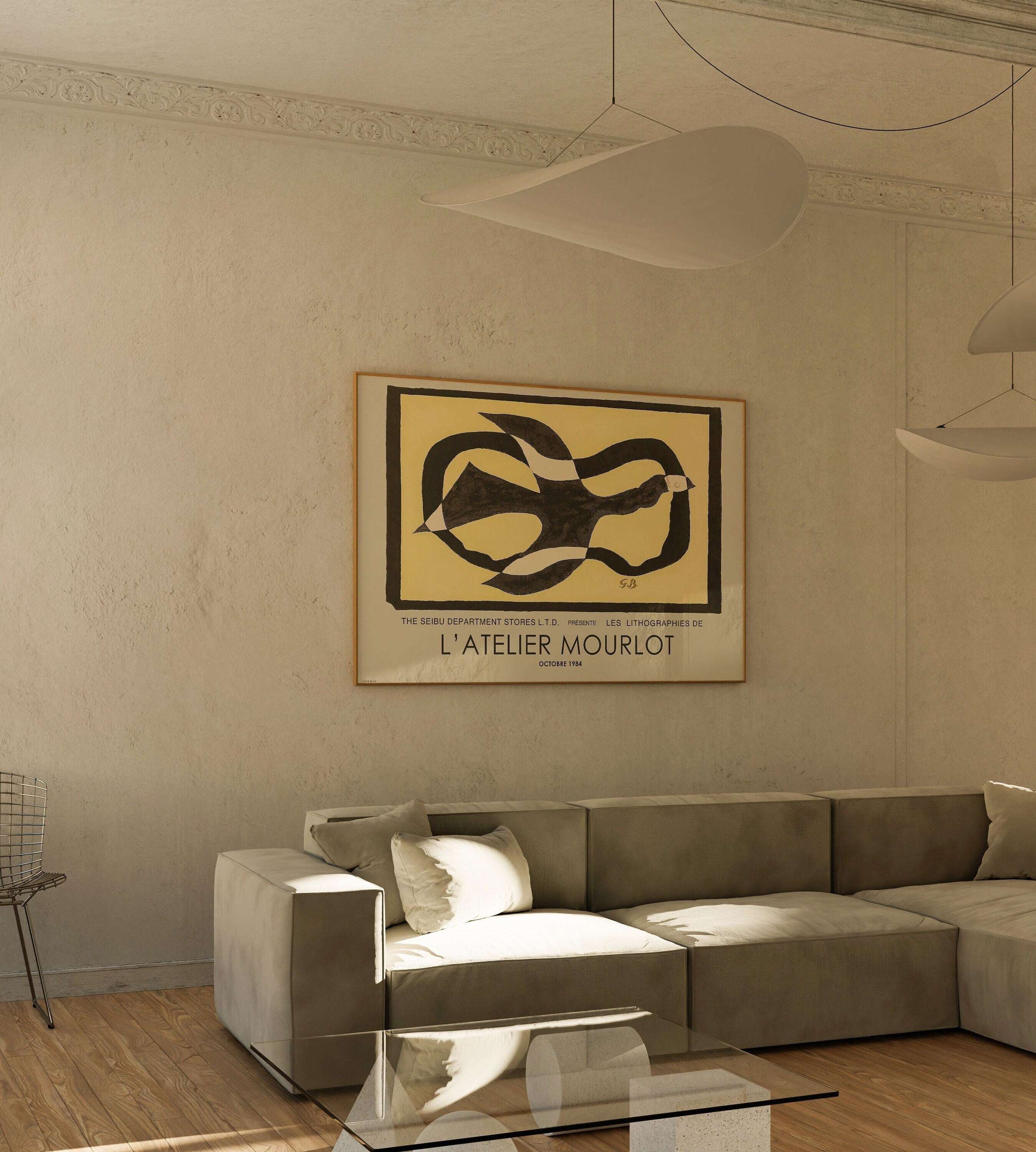 George Braque - Bird passing through a Cloud / L’Atelier Mourlot - 1984