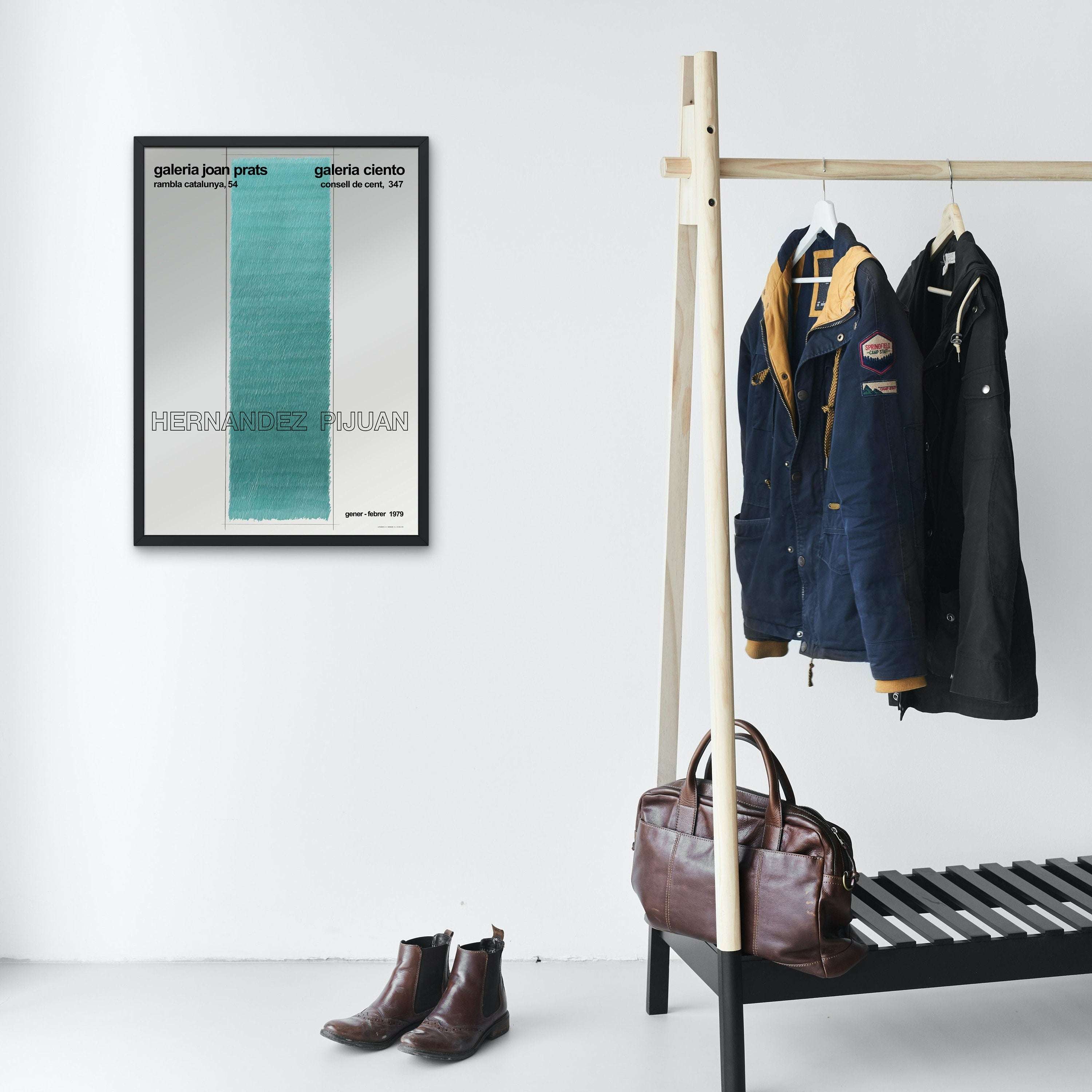 Joan Hernandez Pijuan - Galerie Joan Prats - Lithograph Exhibition Poster - Rare Poster / Book Cover Remake