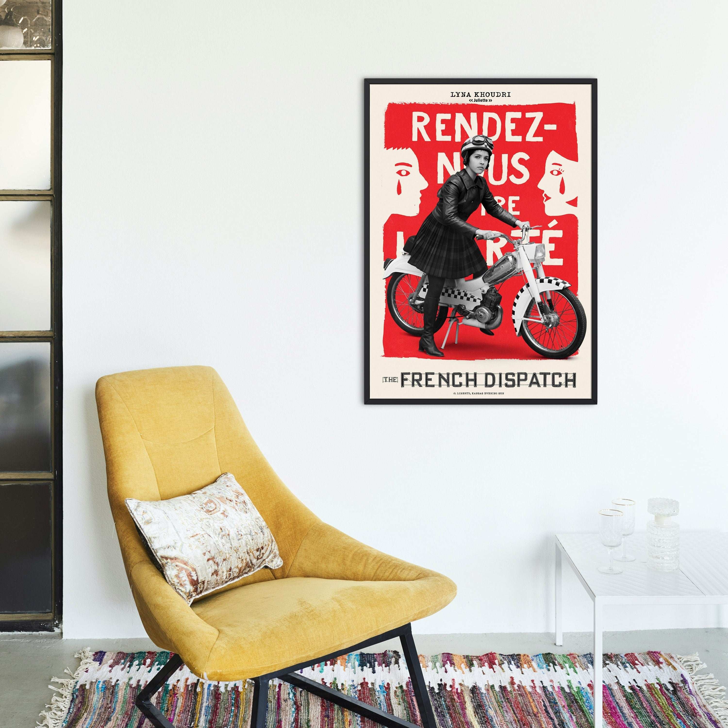 The French Dispatch / Film Afişi - Lyna Khoudri - Juliette