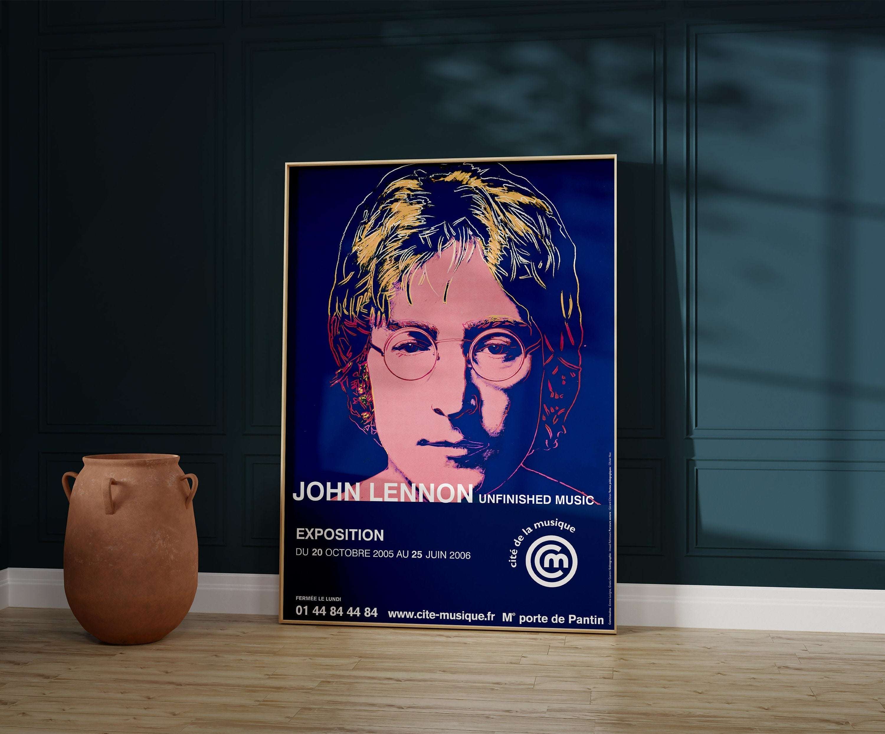 John Lennon - 2006 Unfinished Music Fransa Sergi Afişi - Manelove Avenue