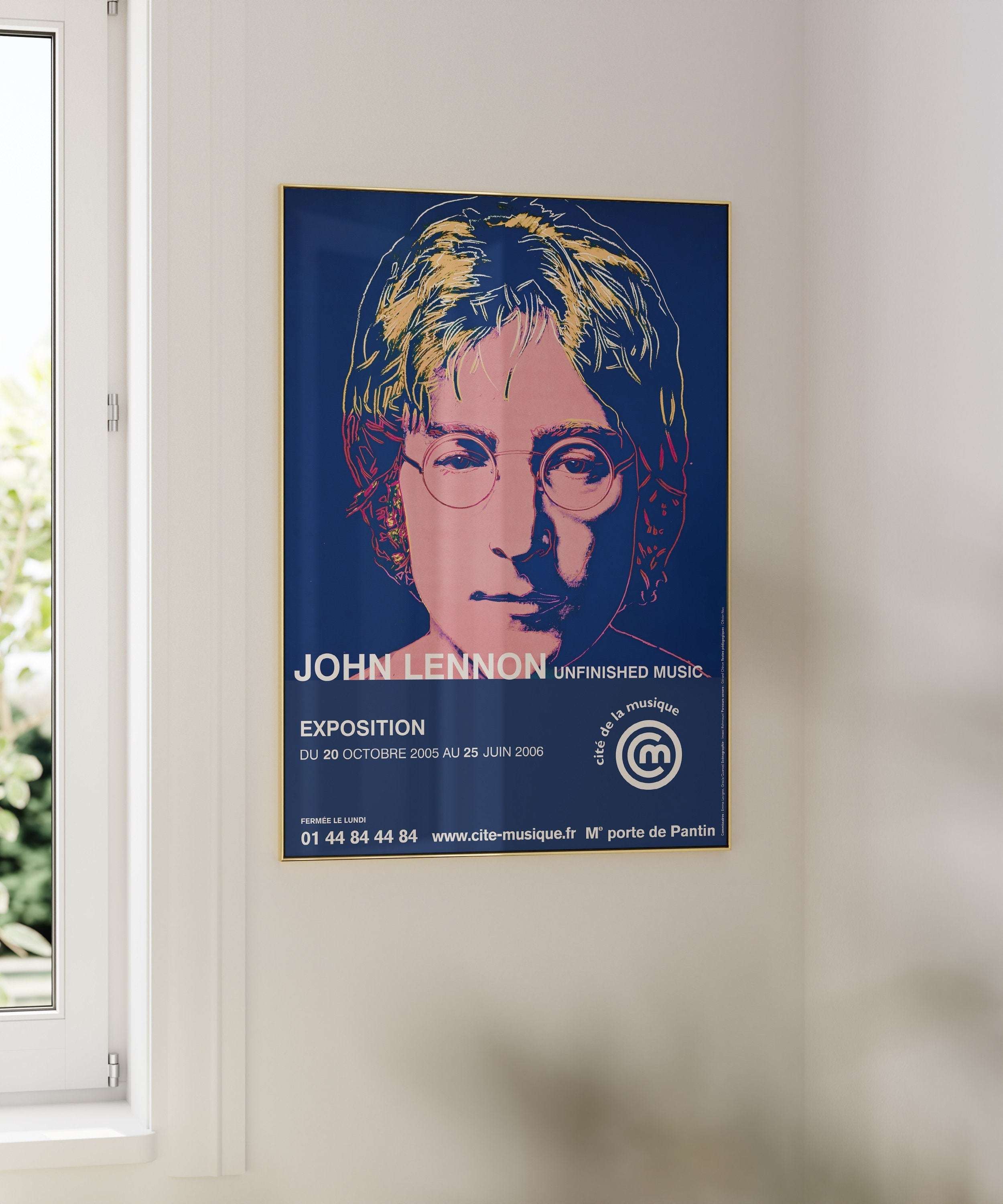 John Lennon - 2006 Unfinished Music Fransa Sergi Afişi - Manelove Avenue