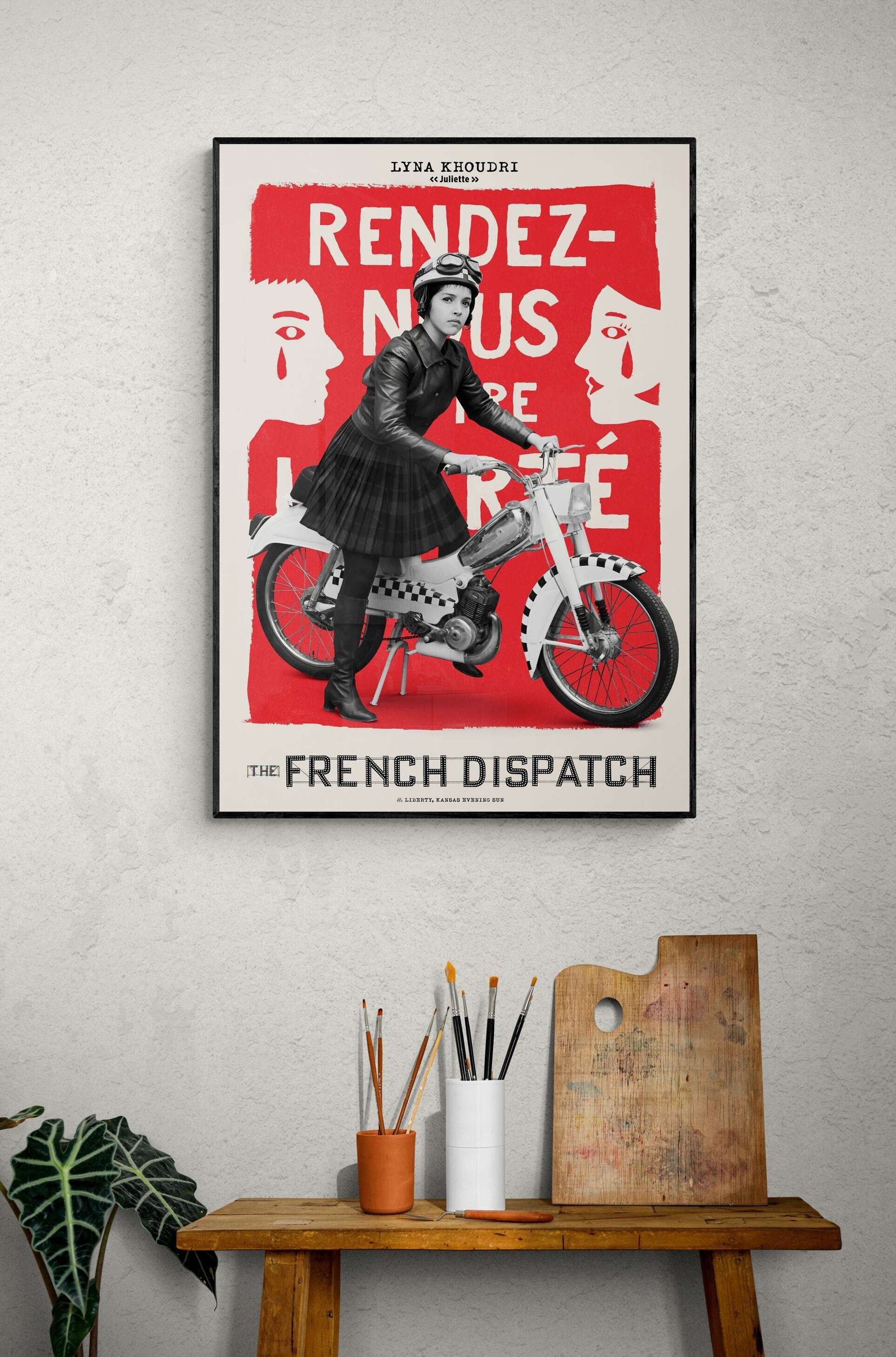 The French Dispatch / Film Afişi - Lyna Khoudri - Juliette
