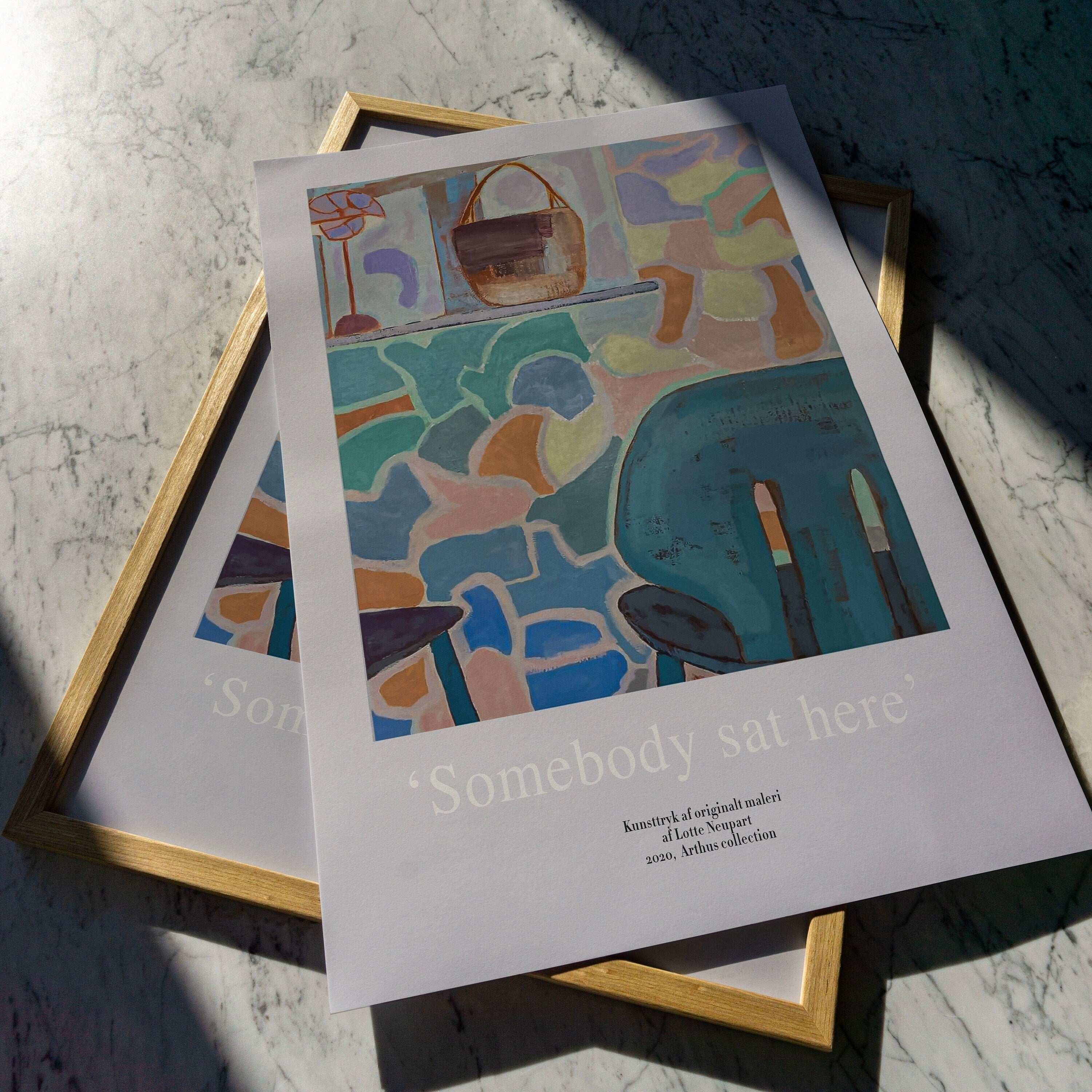 Somebody Sat Here - Rare Artwork / Nordic Style - Scandinavian Home / Hygge