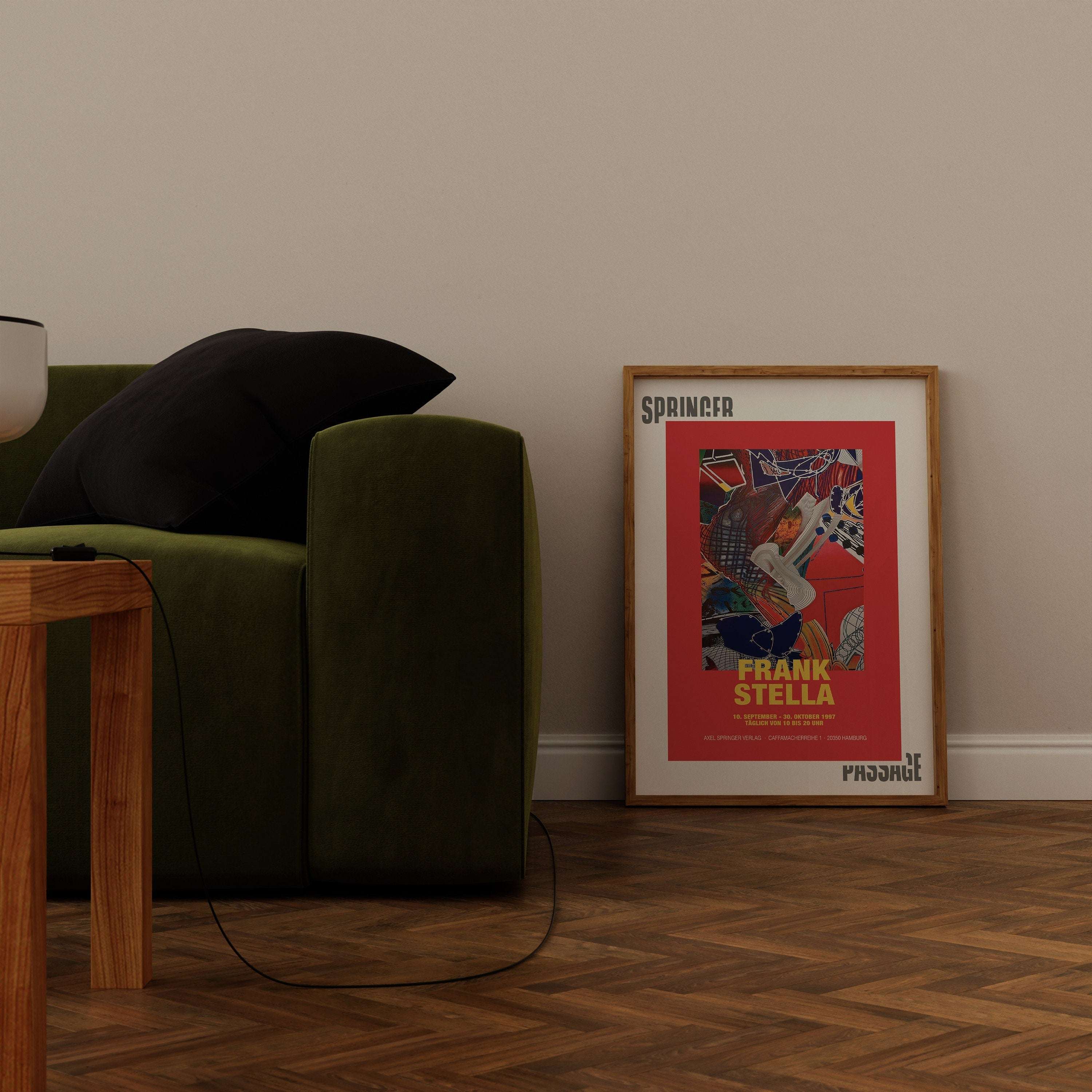 Frank Stella / Show in Hamburg, Germany - Sergi Afişi