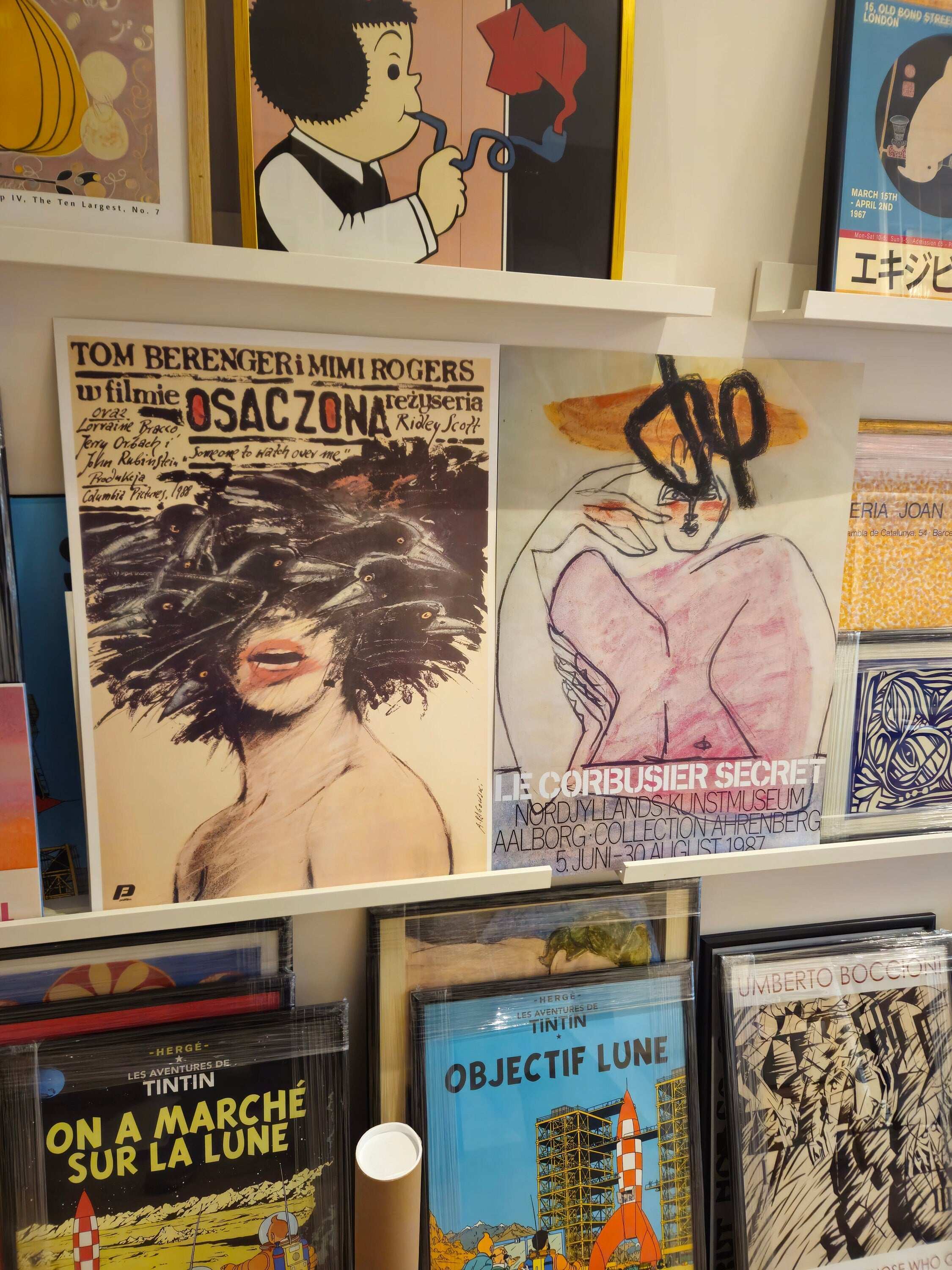 Ridley Scott'ın "Osaczona" Film Afişi - Someone to watch over me - Original Polish Movie Poster by Andrzej Pagowski 1989