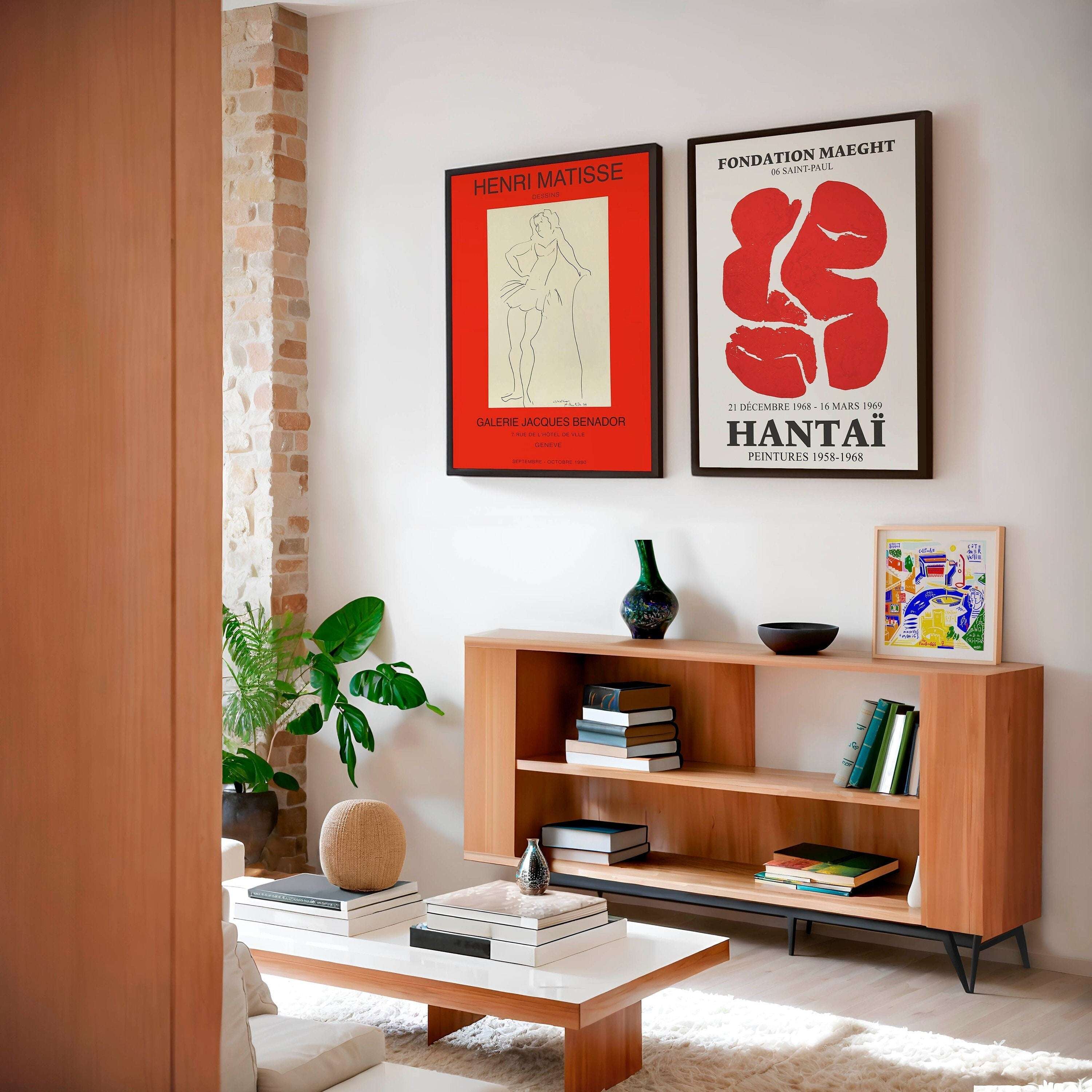 Hantai & Matisse - Red Harmony - Simon Hantai and Henri Matisse Compilation / Double Set - 2 Artworks