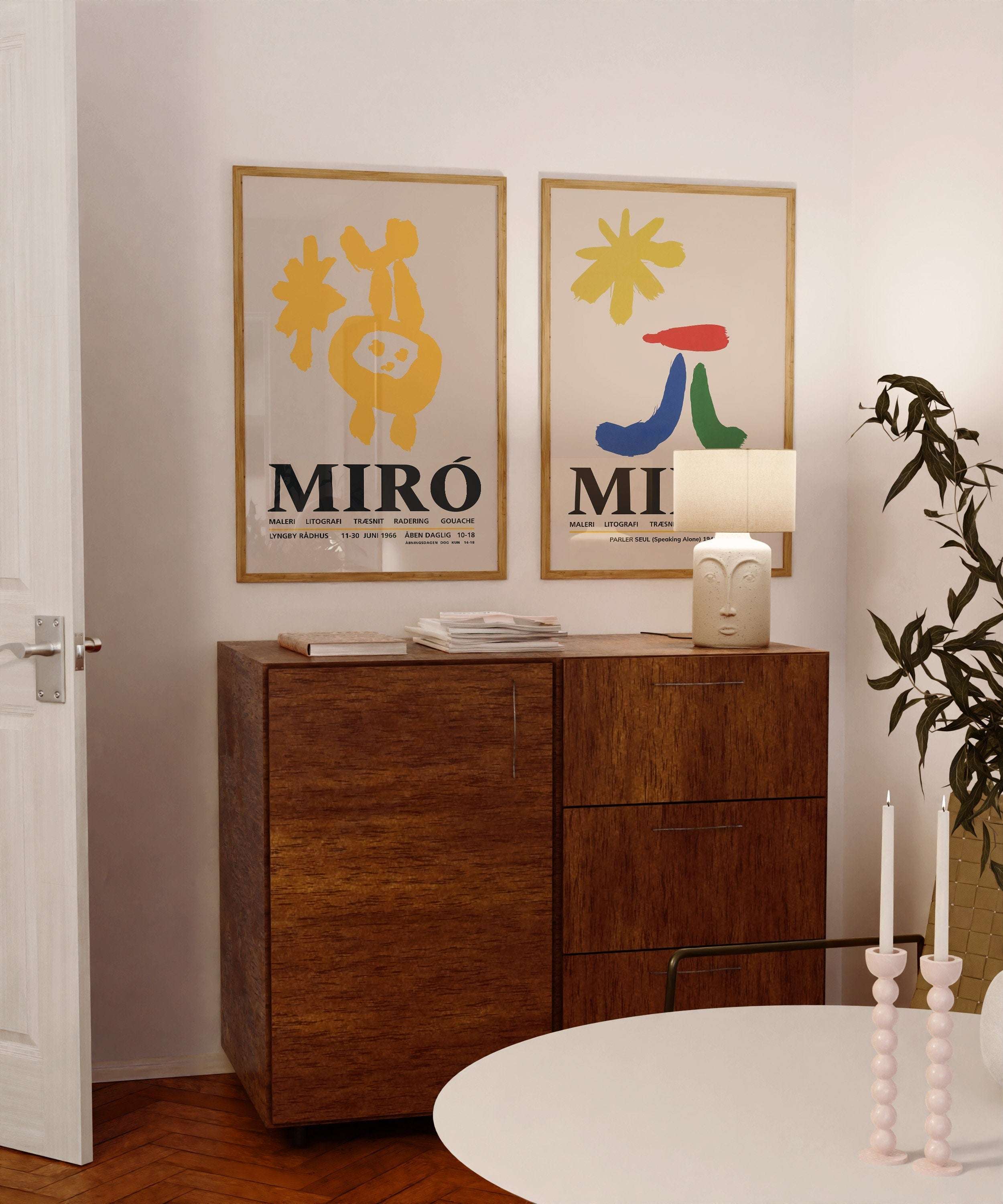 İkili Joan Miro Seti