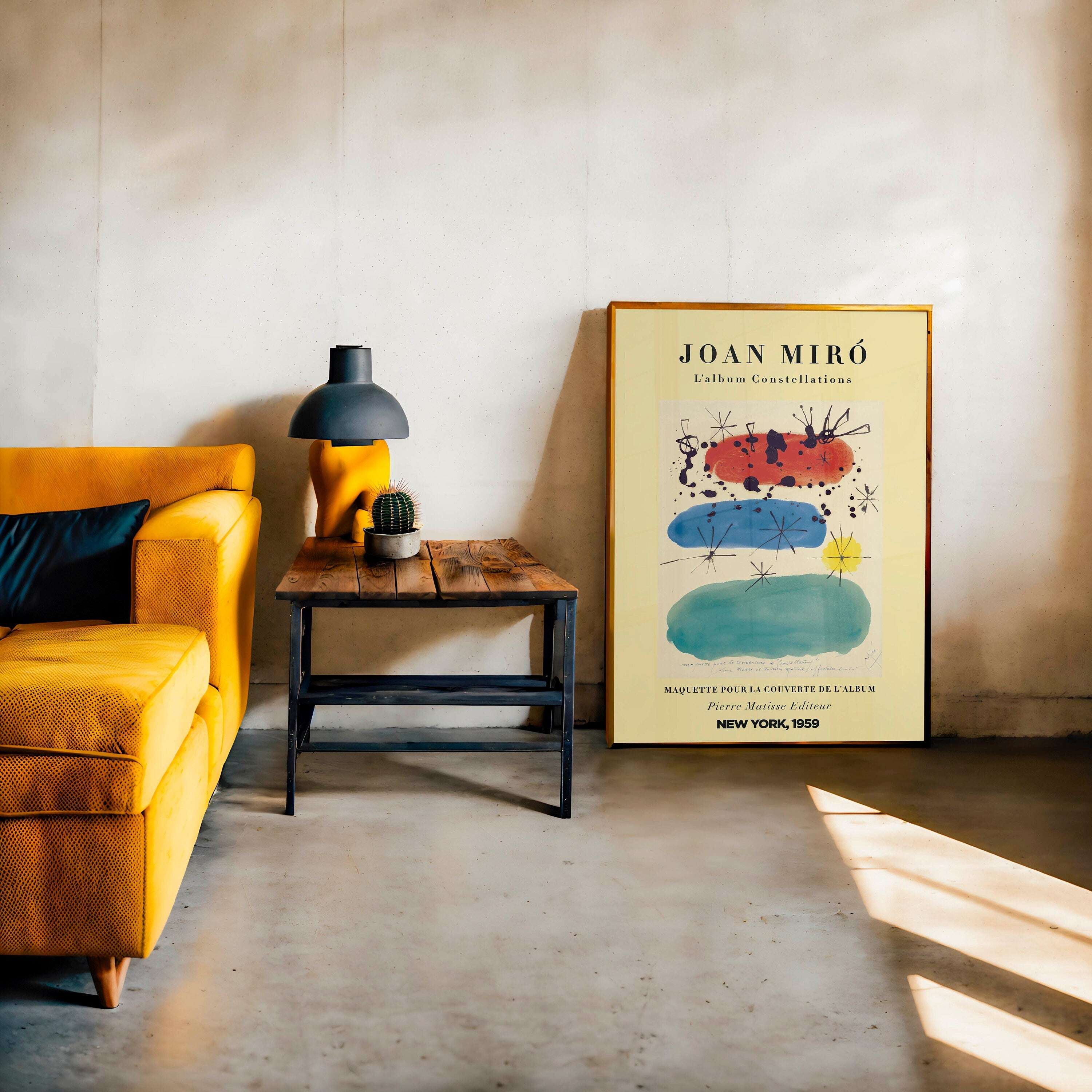 Joan Miro - Abstract Art Printable | Decor Instant Download | Neutral Wall Decor | Pierre Matisse Collection