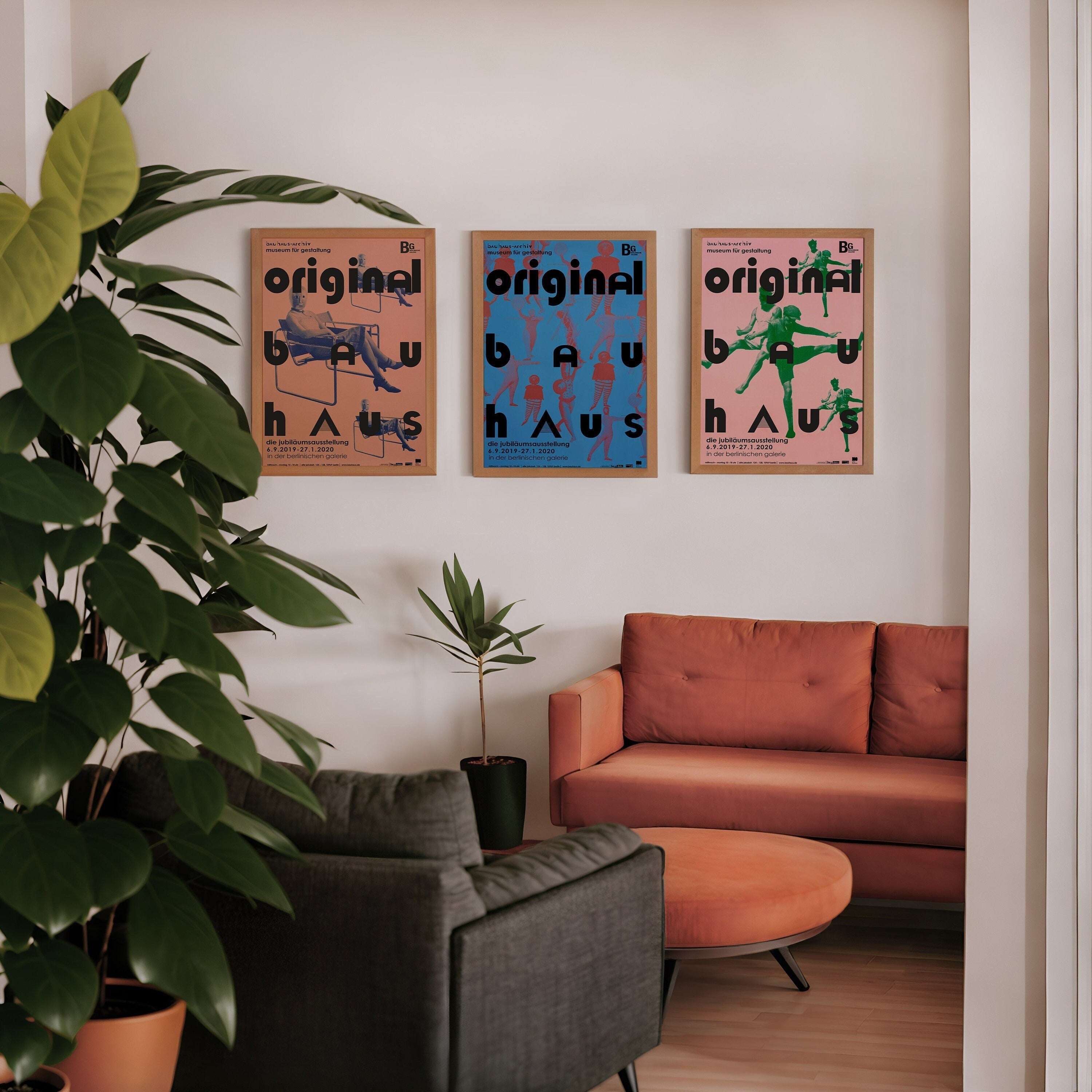 3'lü Bauhaus Poster Set