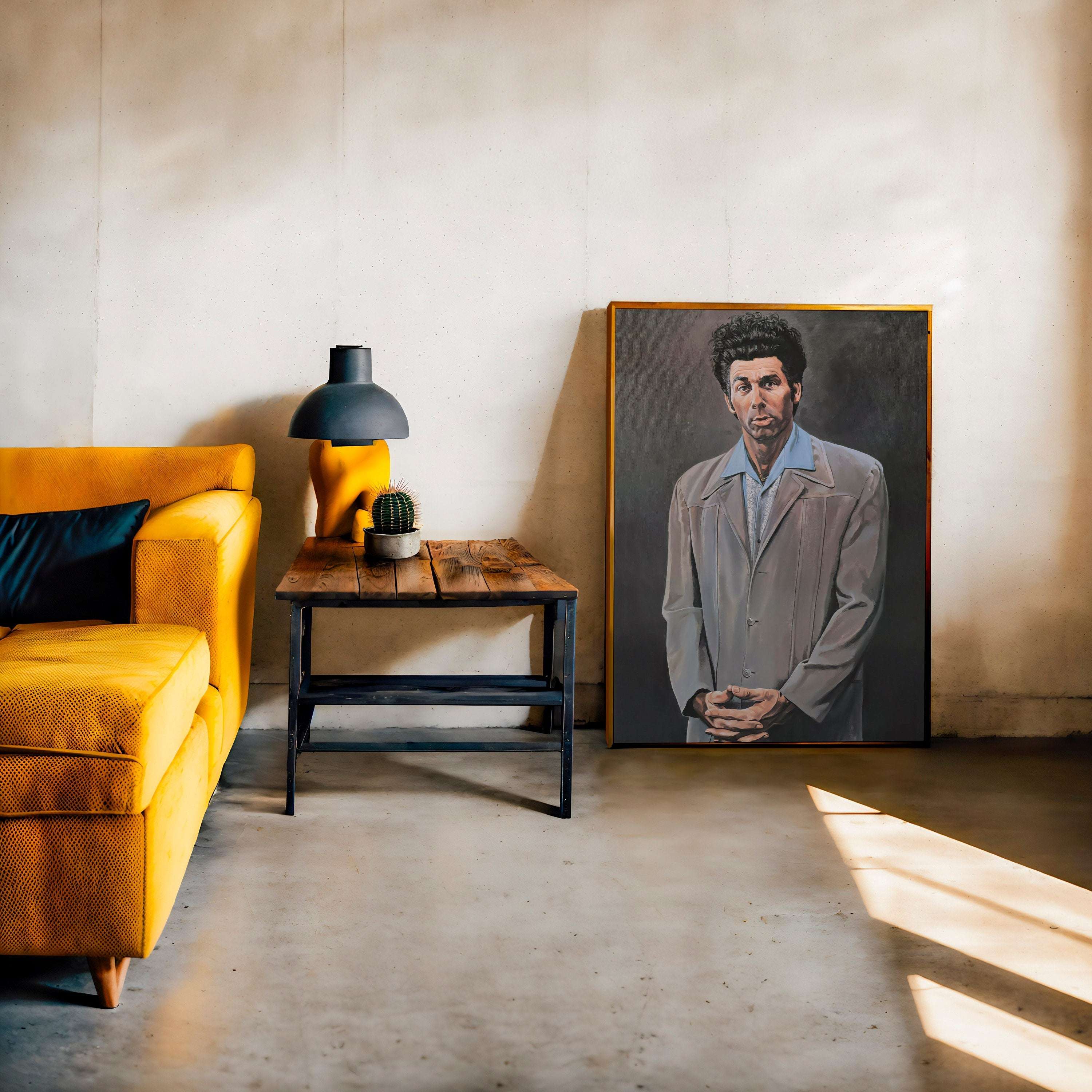Cosmo Kramer / Seinfeld Poster - Seinfeld inspired Artworks / Kramer Artwork - The Kramer Art Portrait