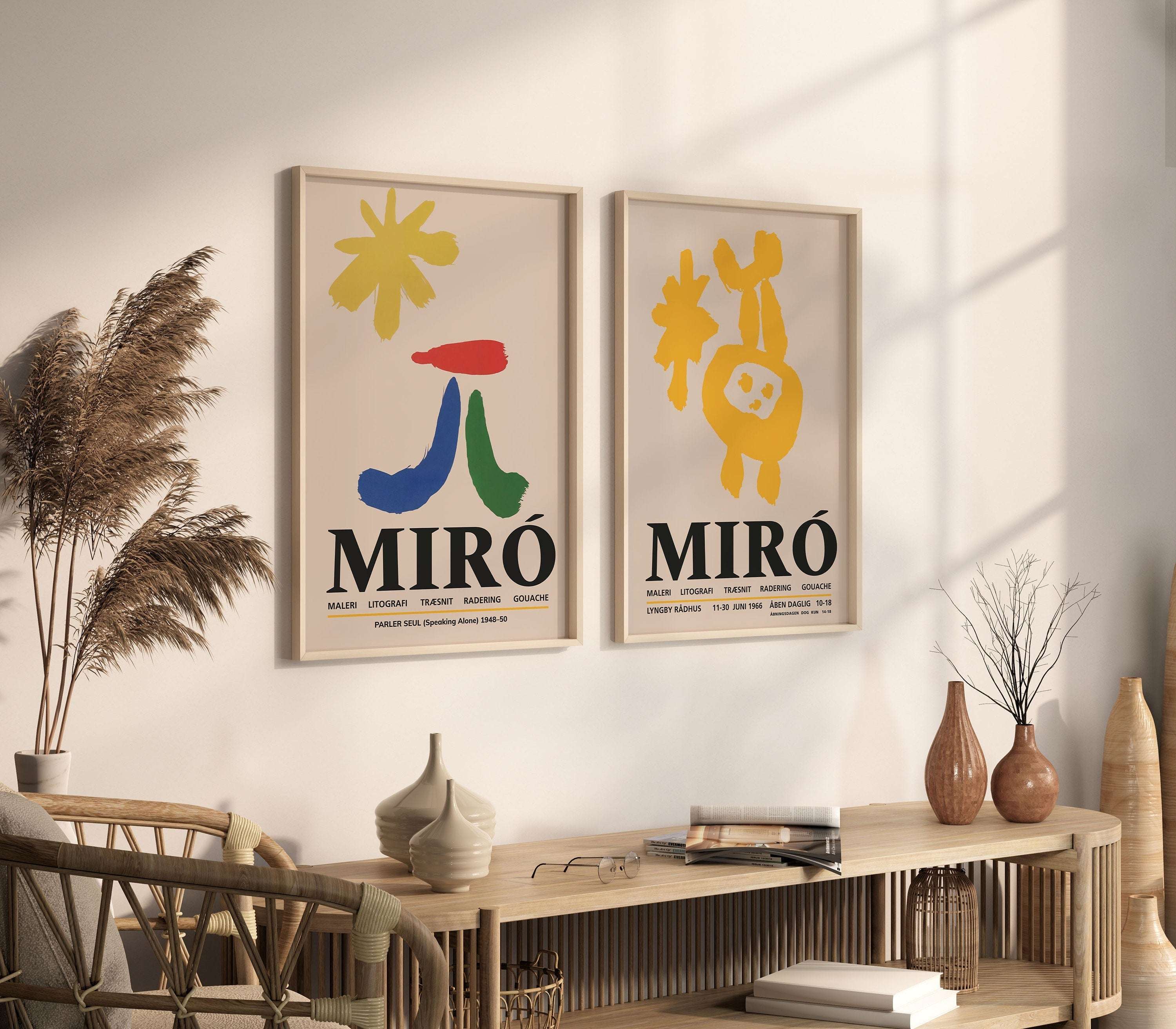 İkili Joan Miro Seti