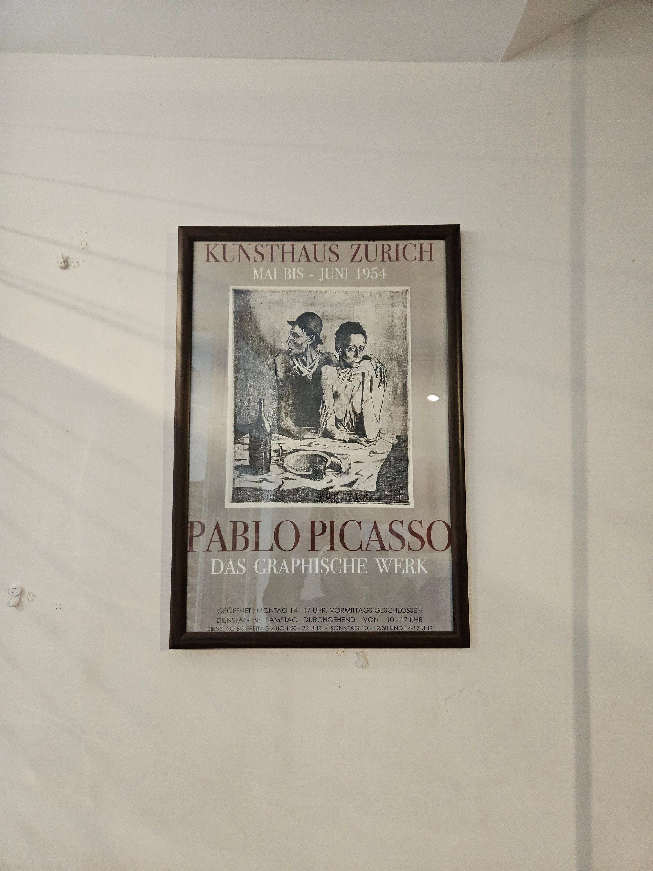 Pablo Picasso: Le Repas Frugal Lithografi Posteri