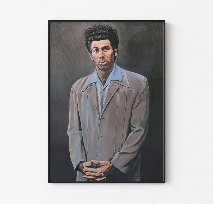 Cosmo Kramer / Seinfeld Poster - Seinfeld inspired Artworks / Kramer Artwork - The Kramer Art Portrait
