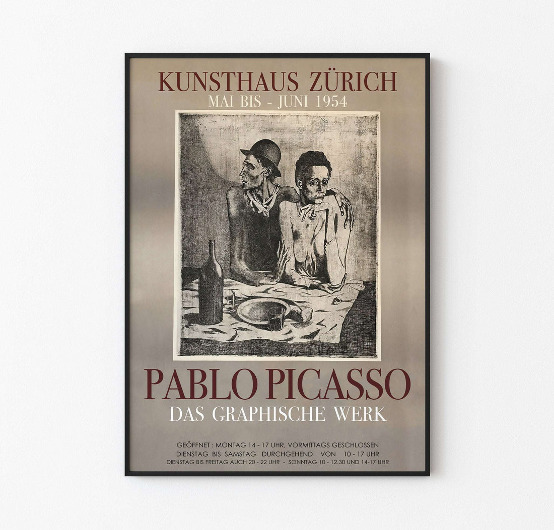 Pablo Picasso: Le Repas Frugal Lithografi Posteri