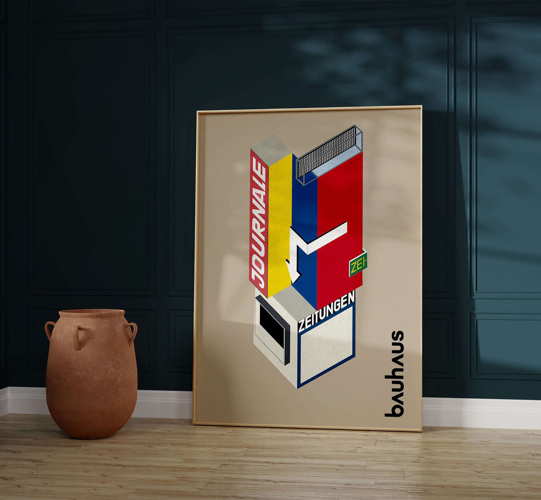 Herbert Bayer - City / Bauhaus Archiv - Rare Bauhaus Poster