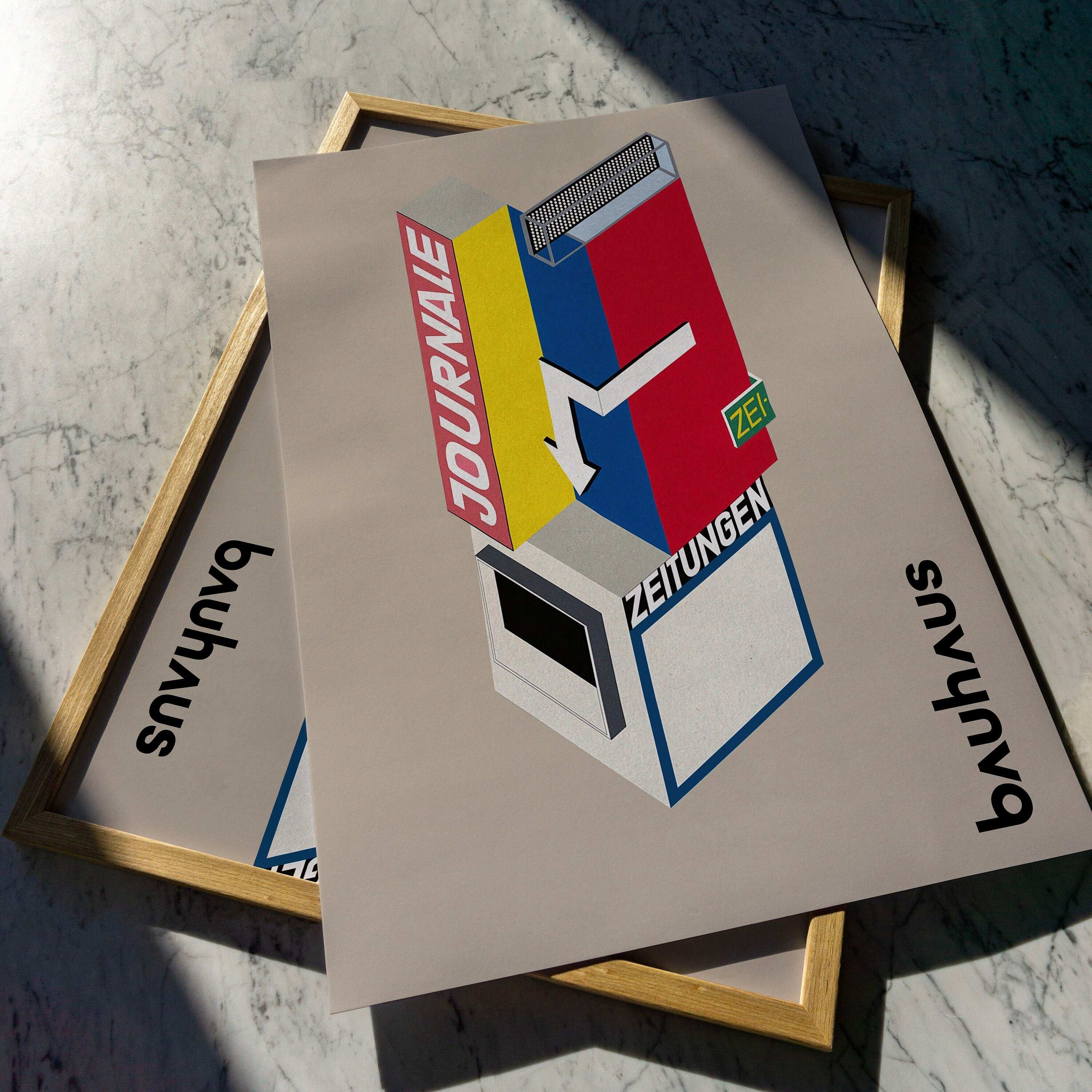 Herbert Bayer - City / Bauhaus Archiv - Rare Bauhaus Poster