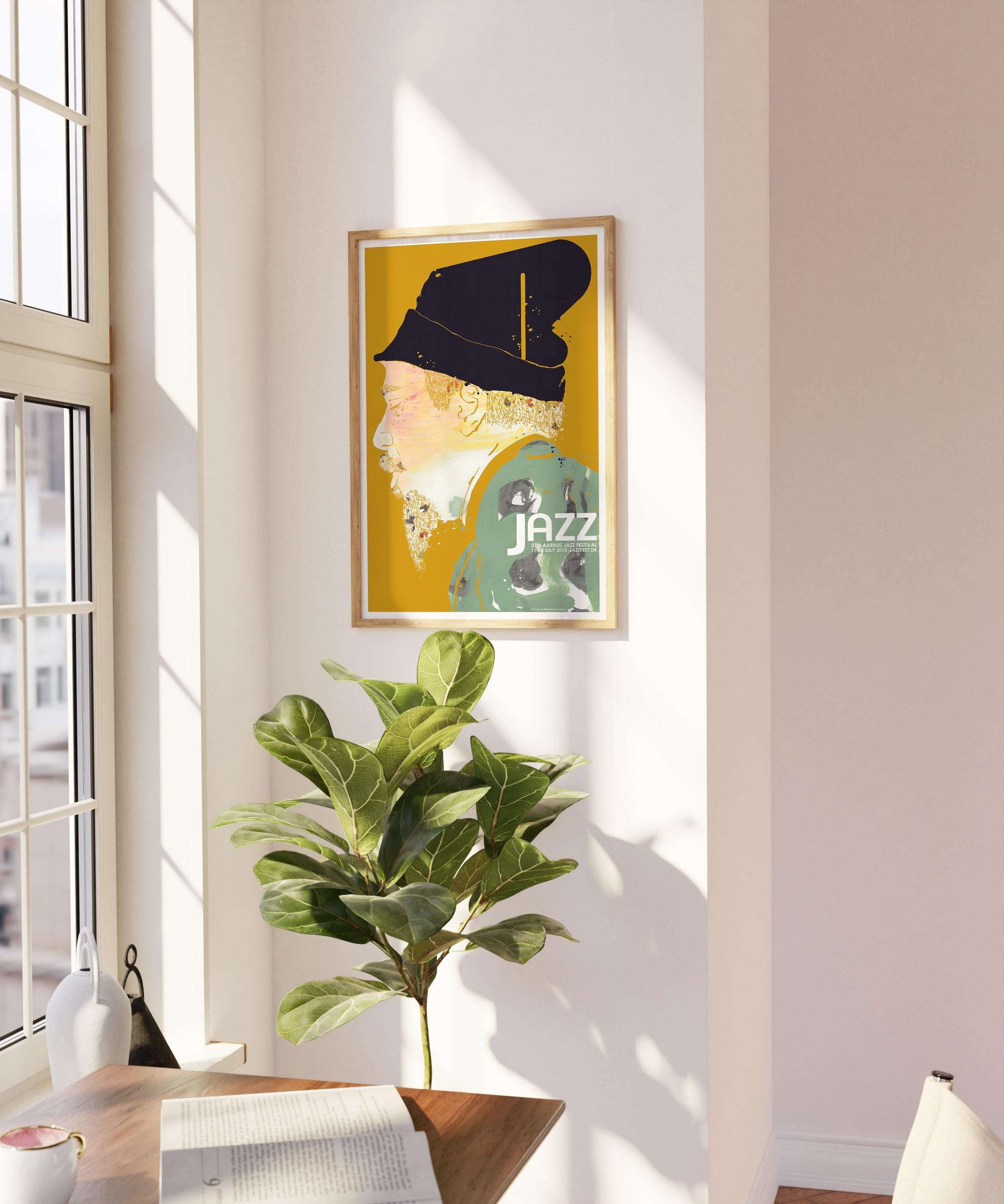 Thelonious Monk - Aarhus International Jazz festival 2015 / Rare Jazz Poster - Affiche