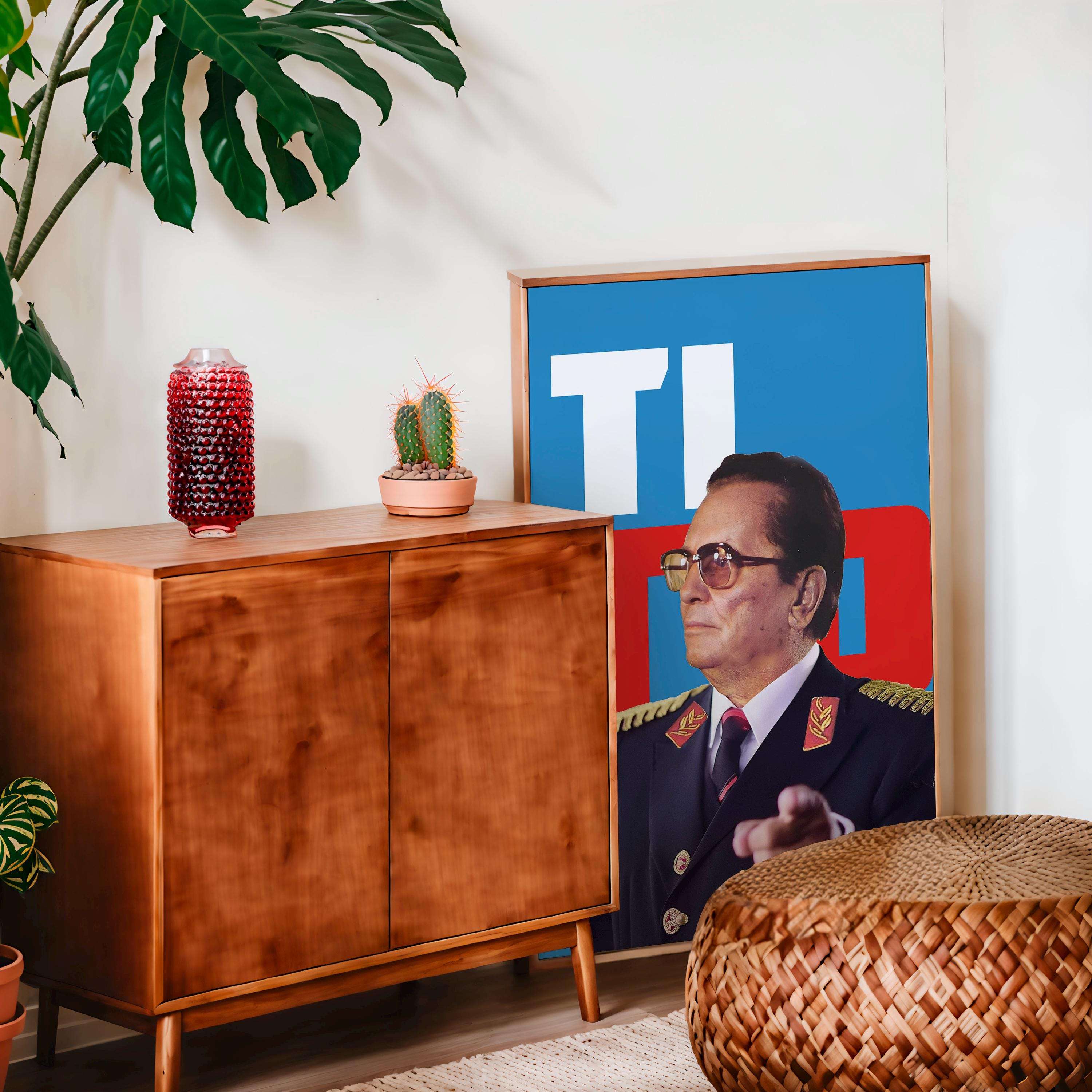 Marshal Tito Poster - Josip Broz Tito - TI TO - Tito Commands / You That - Yugoslavia