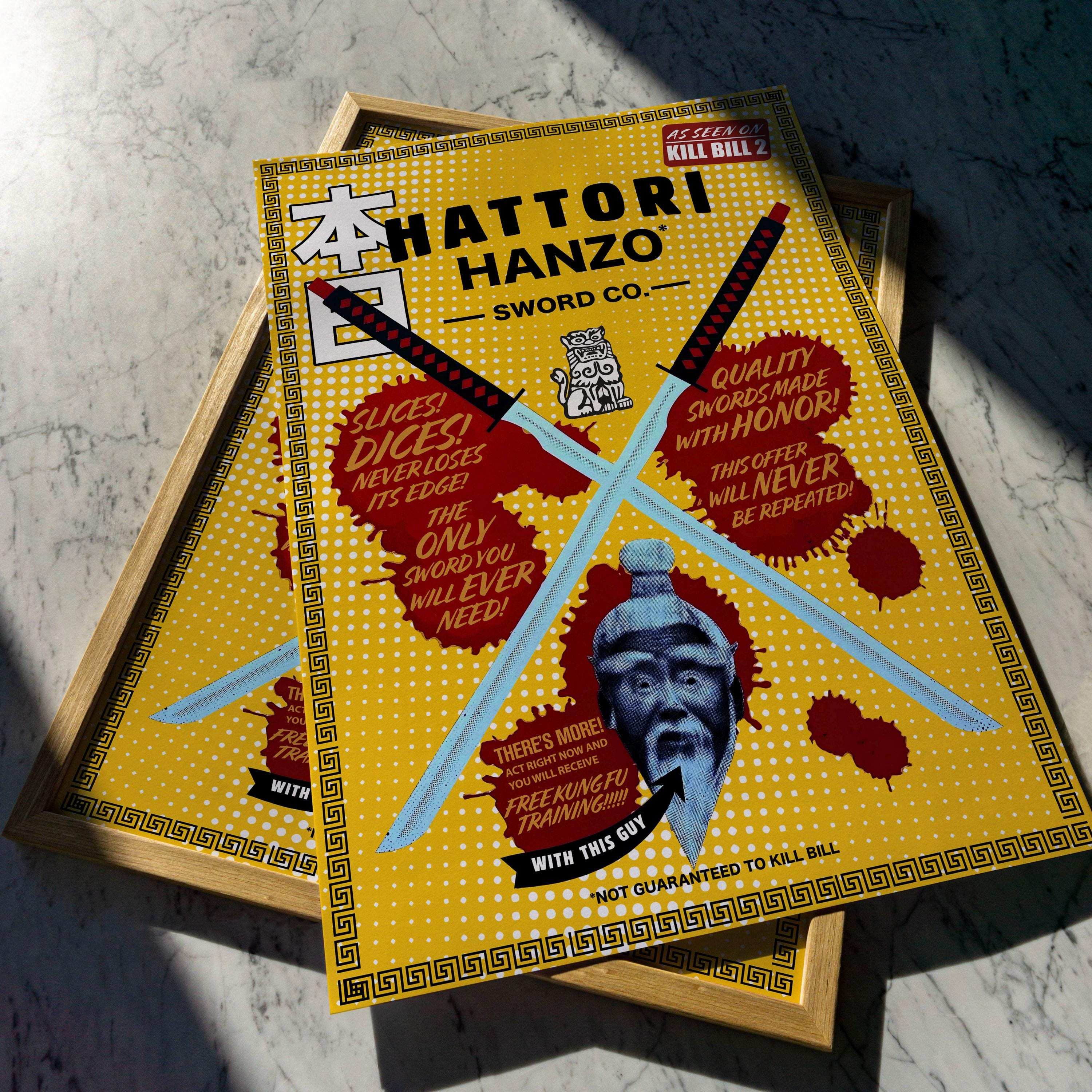 Hattori Hanzo - Kill Bill Vol. 2 - Çok Nadir Afiş