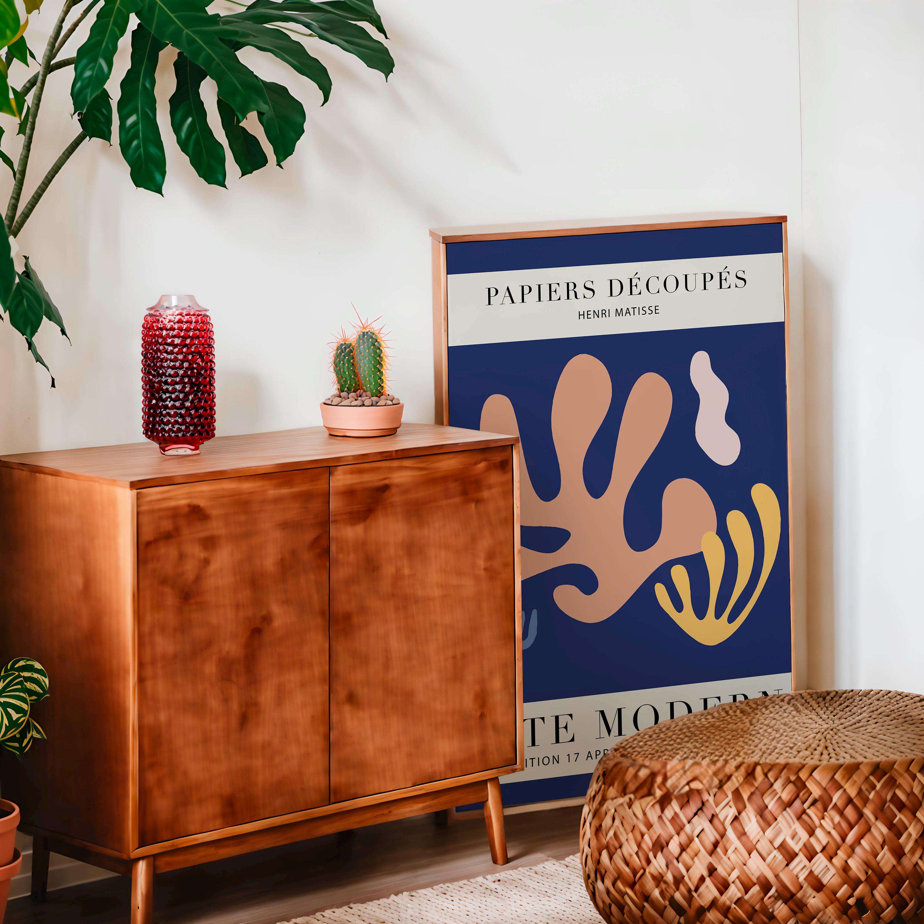 Tate Modern Poster - Papiers Decoupes - Henri Matisse Cut Outs / Tate Gallery - Physical Poster