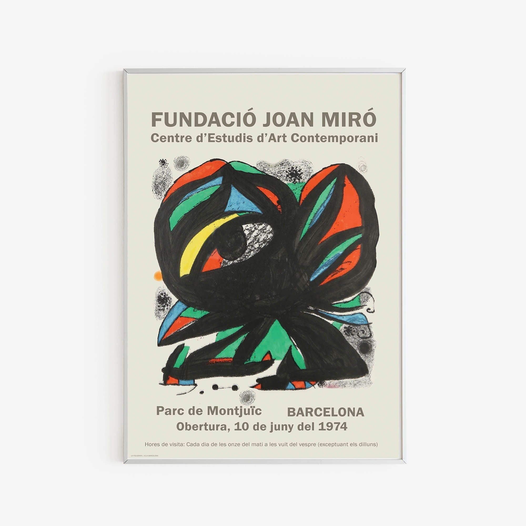 JOAN MIRO - Advertising Poster from Barcelona My Store