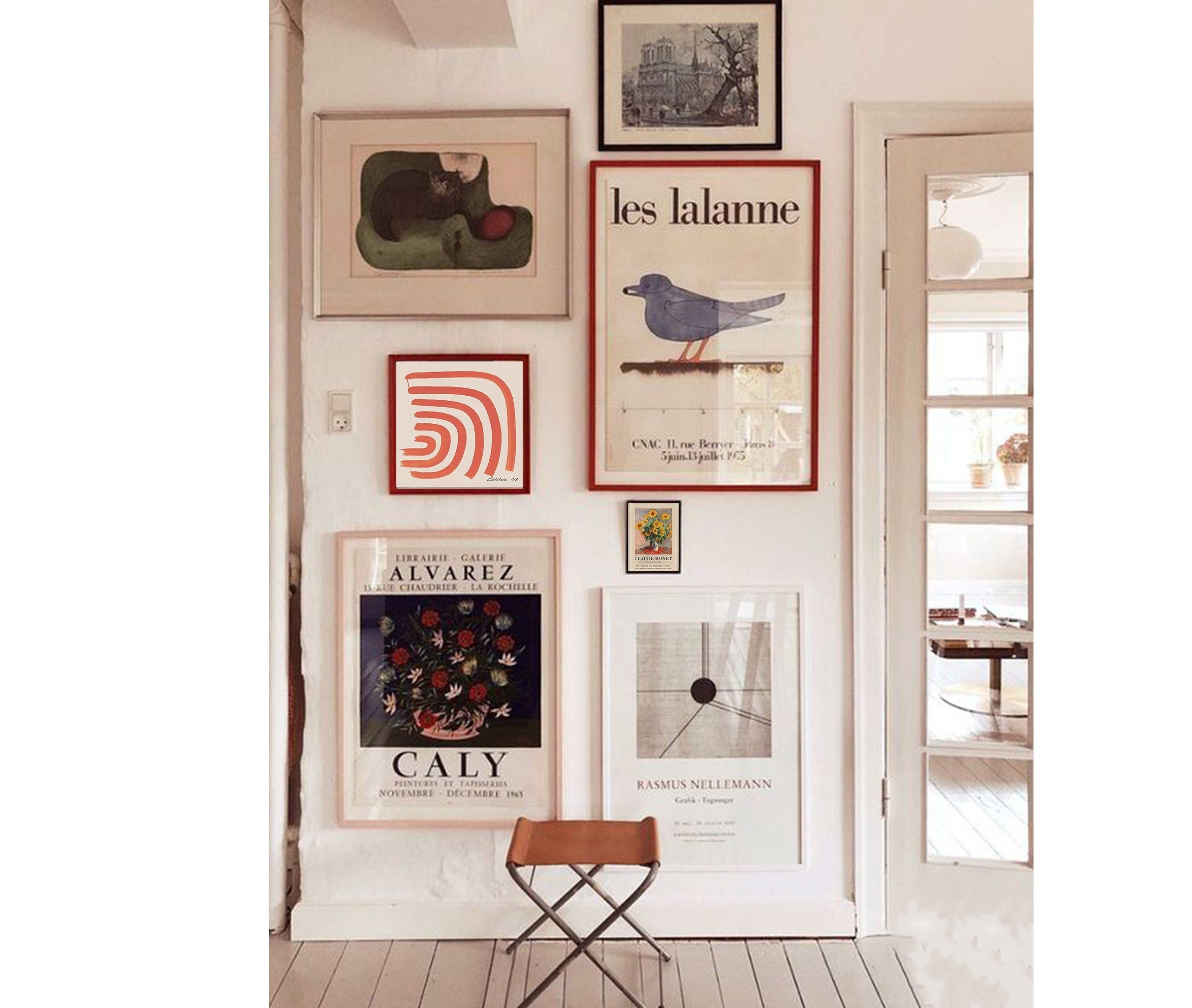 Eklektik Sanat Seçkisi: Evinize Sanatsal Bir Dokunuş - 7 Parça Poster Seti My Store