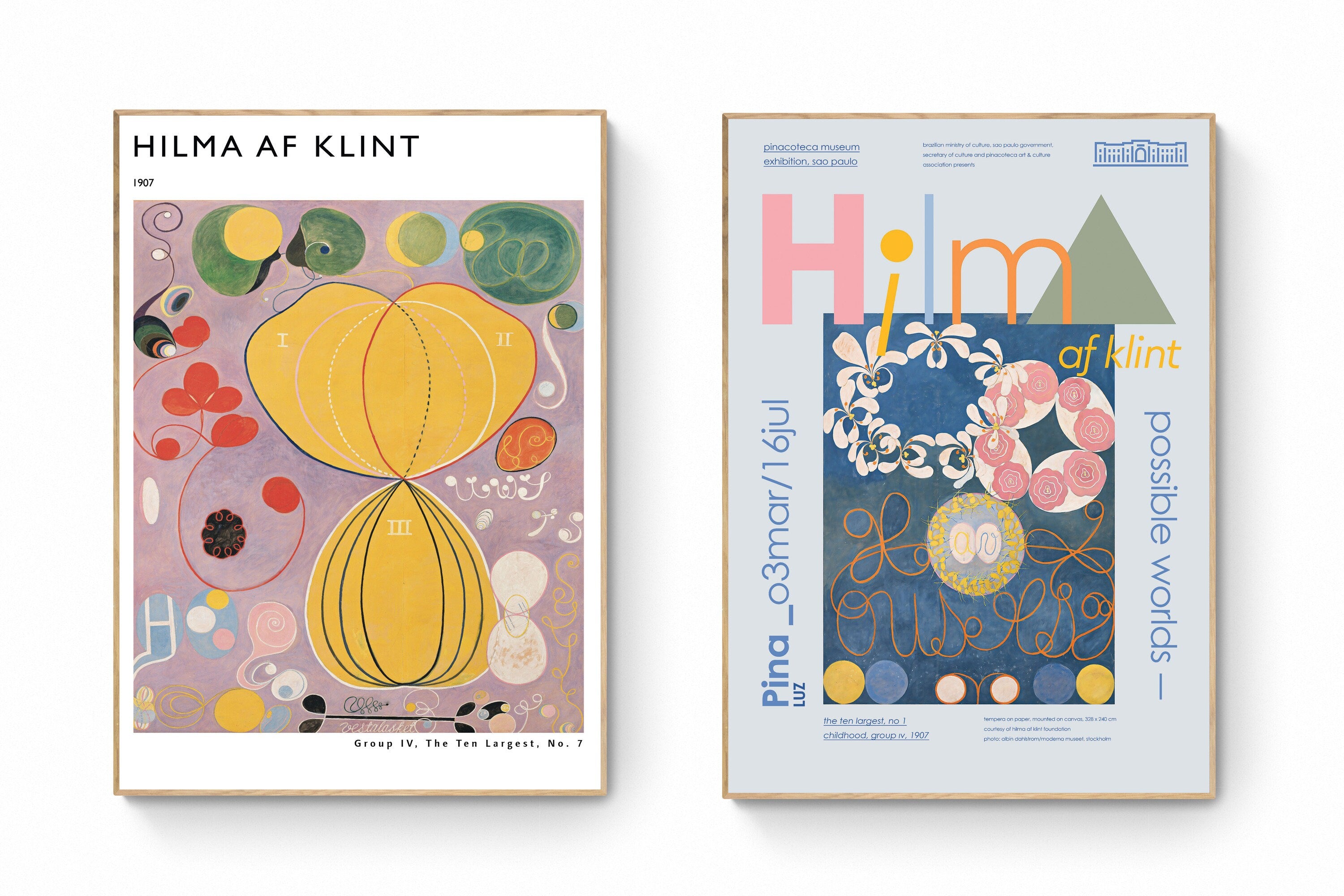 Modern Galeri Seti: Eklektik ve Boho Dokunuşlar / 16 Parça Poster Seti My Store