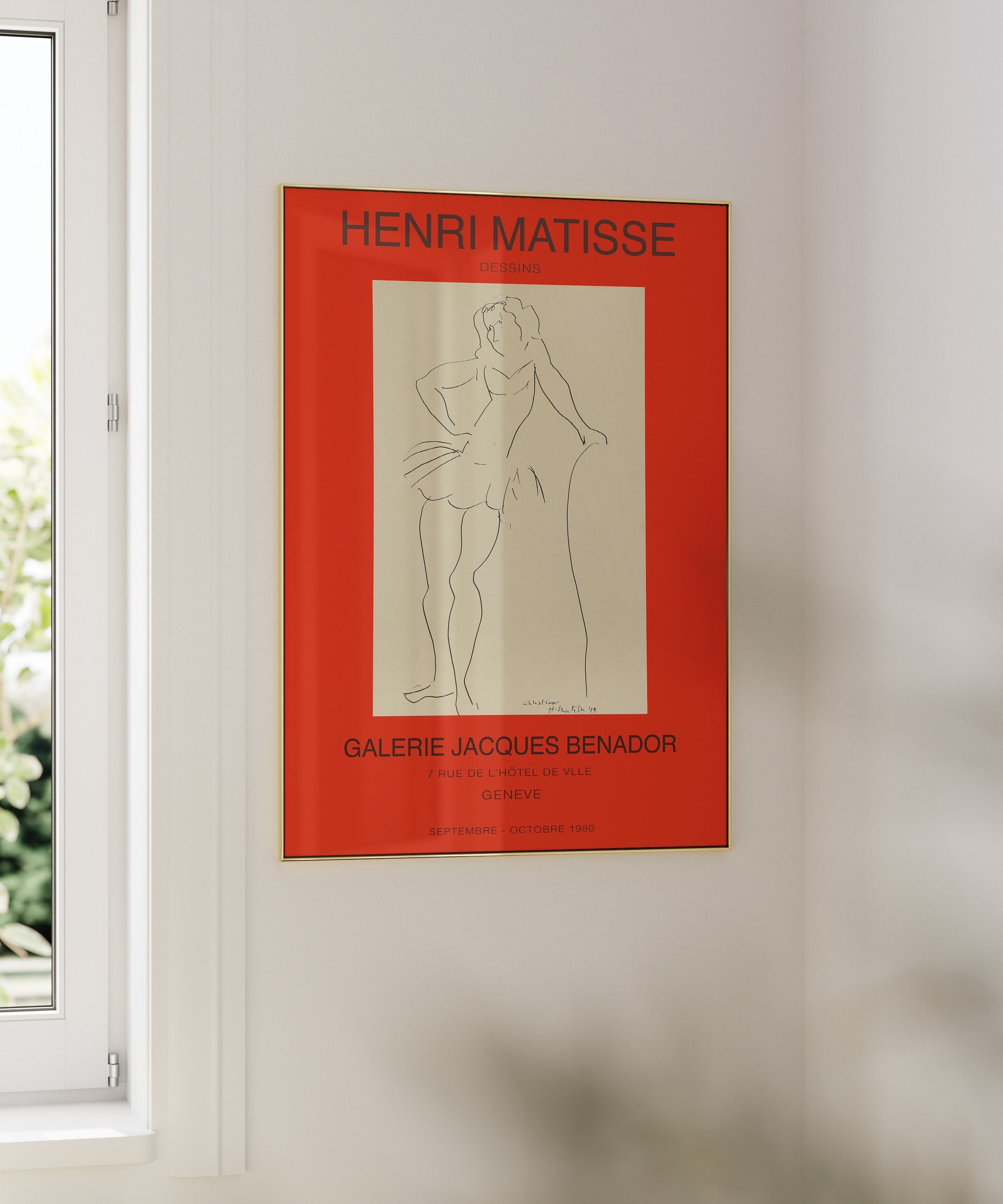 Hantai & Matisse - Red Harmony - Simon Hantai and Henri Matisse Compilation / Double Set - 2 Artworks My Store