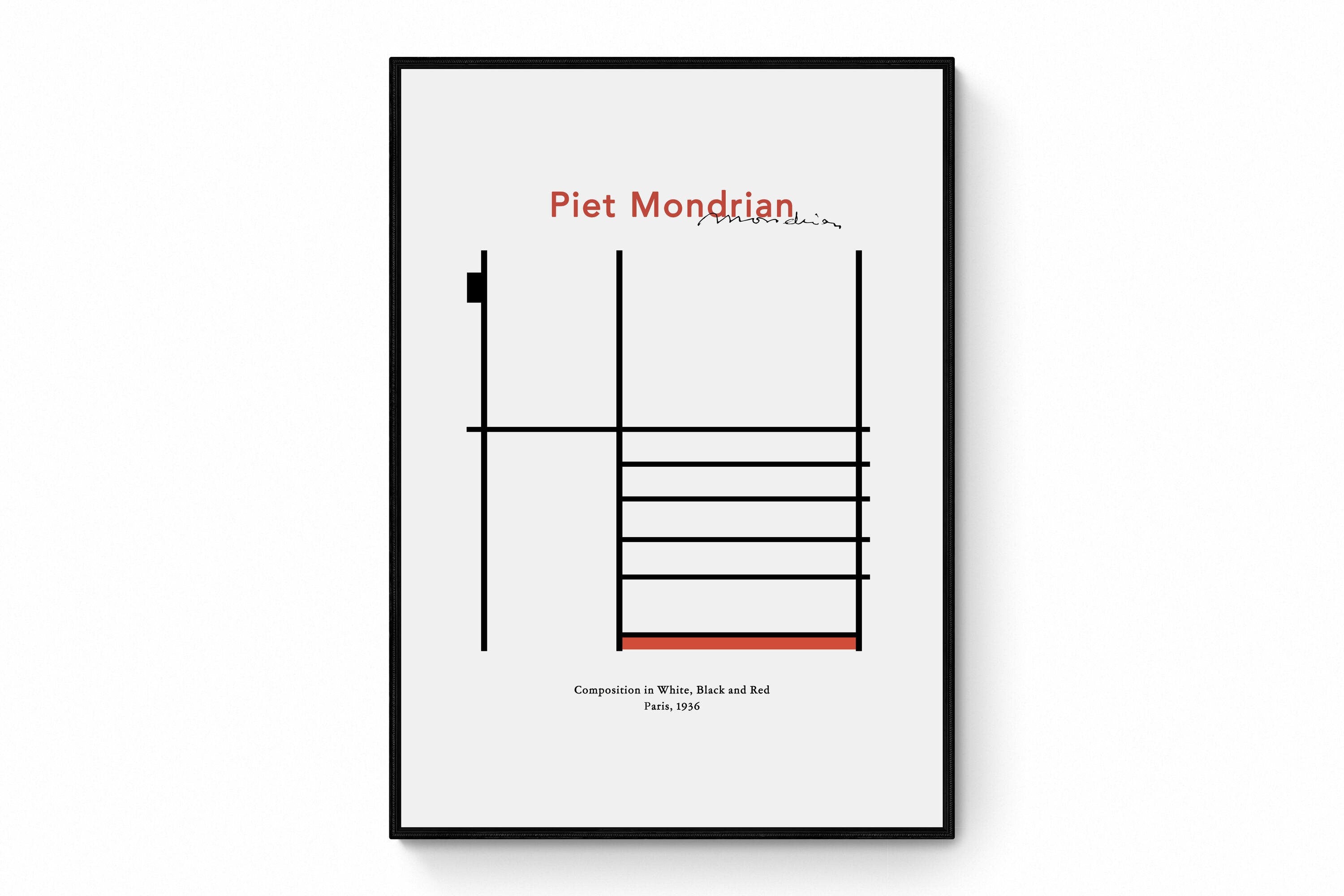 Eclectic Interior Set - Curated Collage for a Living Room / Curated Edition - Mondrian - Lundstrom / Various Artists - Set of 7 - Seven Arts My Store