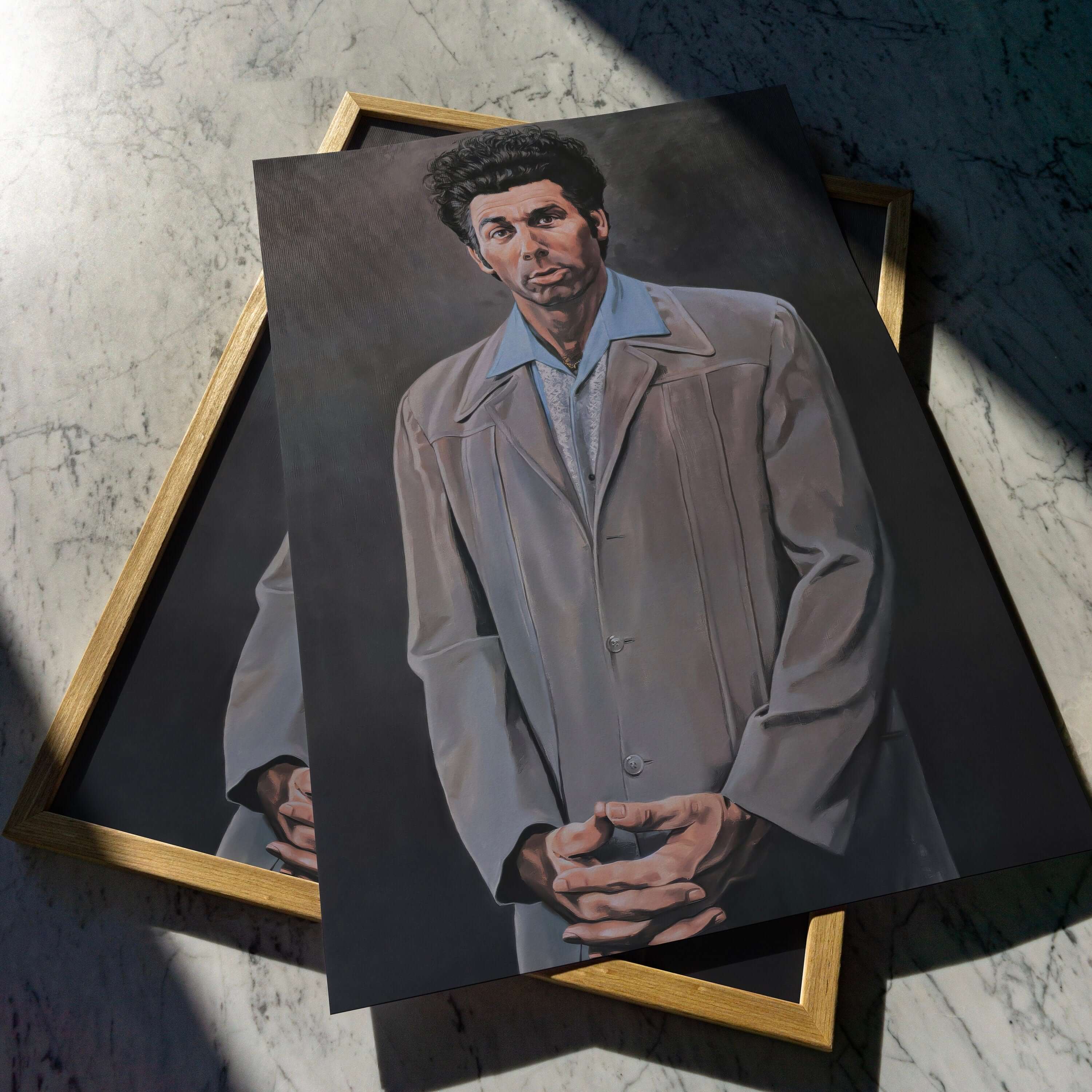 Cosmo Kramer / Seinfeld Poster - Seinfeld inspired Artworks / Kramer Artwork - The Kramer Art Portrait Art101.shop