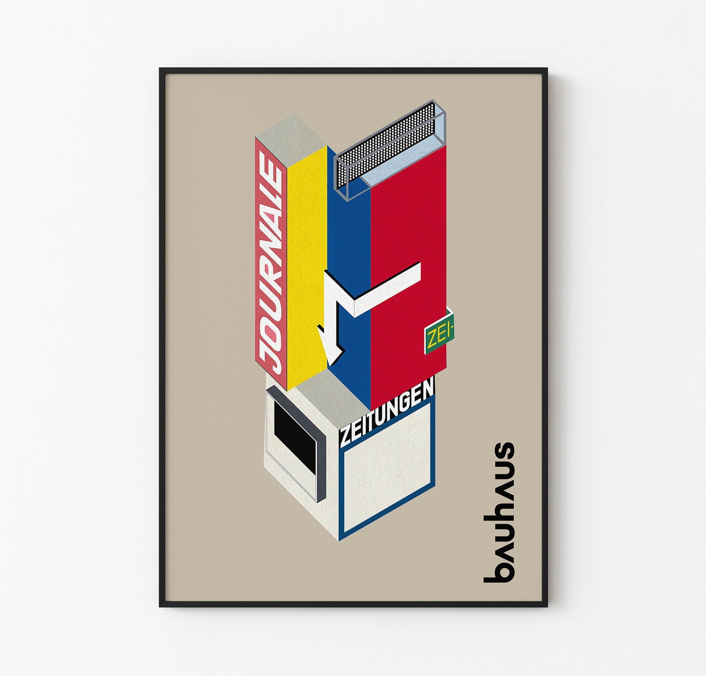 Herbert Bayer - City / Bauhaus Archiv - Rare Bauhaus Poster My Store