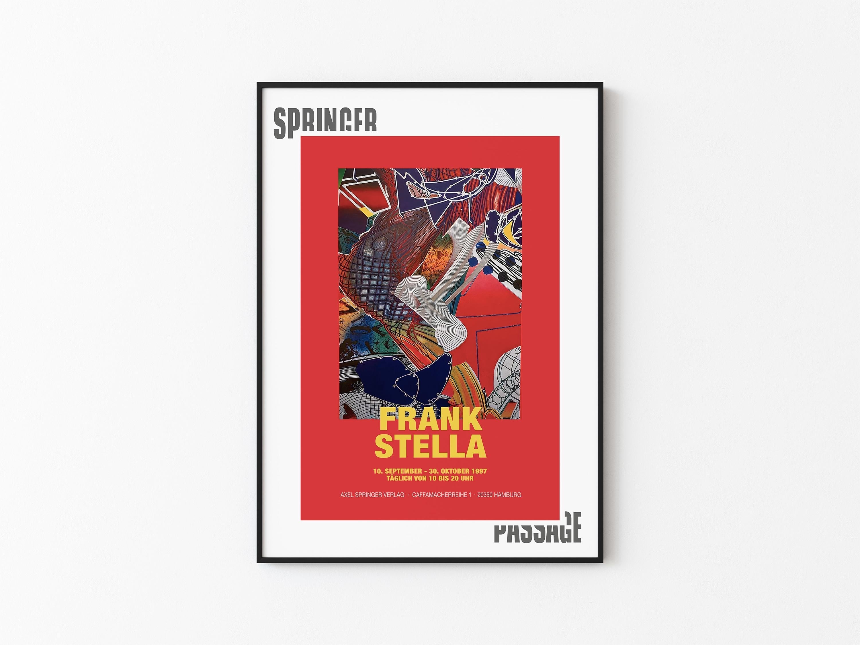 Frank Stella / Show in Hamburg, Germany - Sergi Afişi Art101.shop