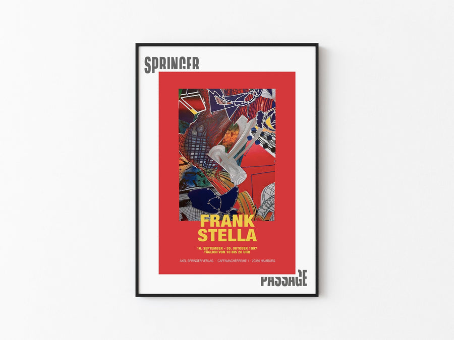 Frank Stella / Show in Hamburg, Germany - Sergi Afişi Art101.shop
