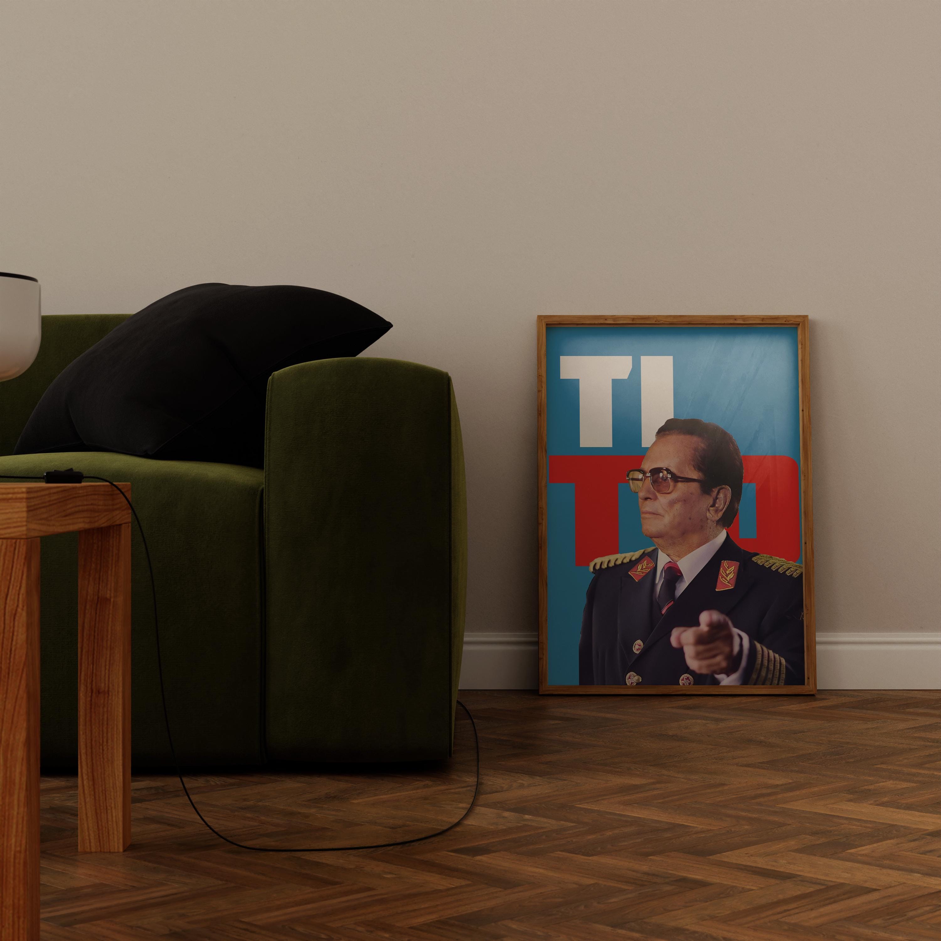 Marshal Tito Poster - Josip Broz Tito - TI TO - Tito Commands / You That - Yugoslavia My Store