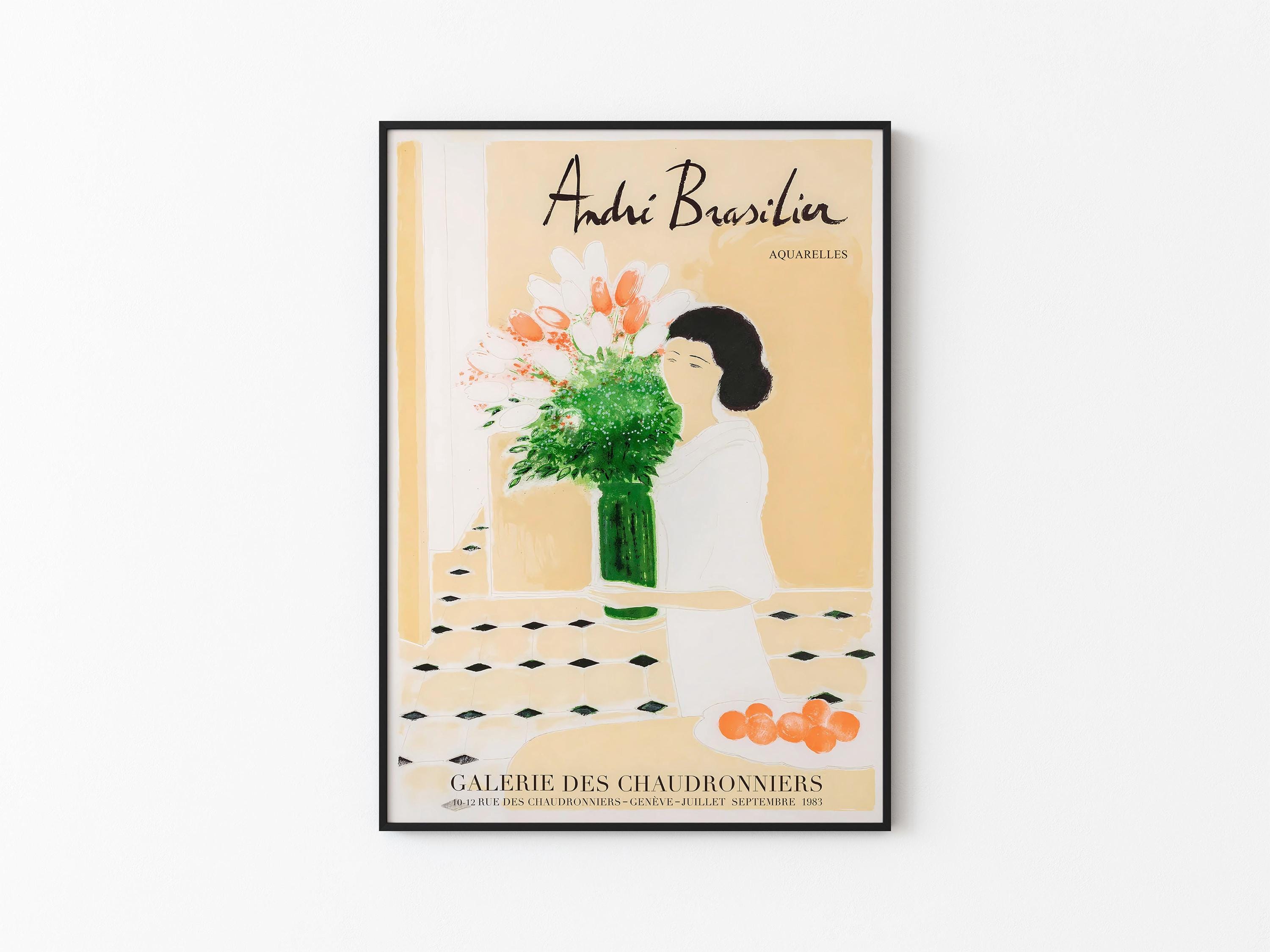 Andre Brasilier / Des fruits et des fleurs  / 果物と花 - Fruits and flowers - Nadir Parça My Store