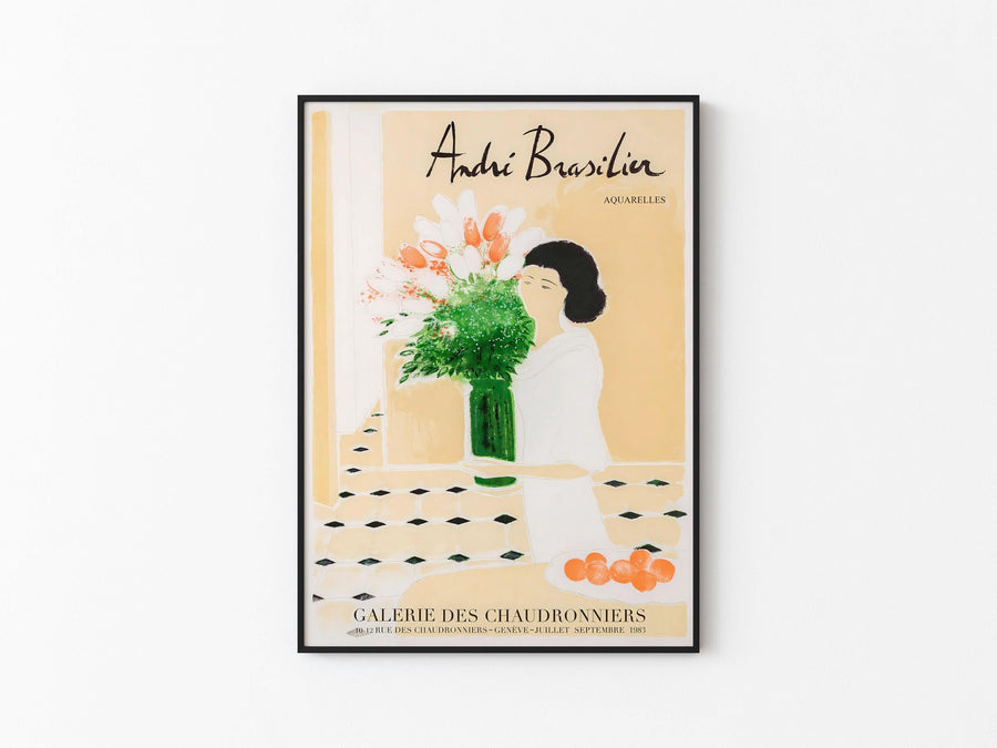 Andre Brasilier / Des fruits et des fleurs  / 果物と花 - Fruits and flowers - Nadir Parça My Store