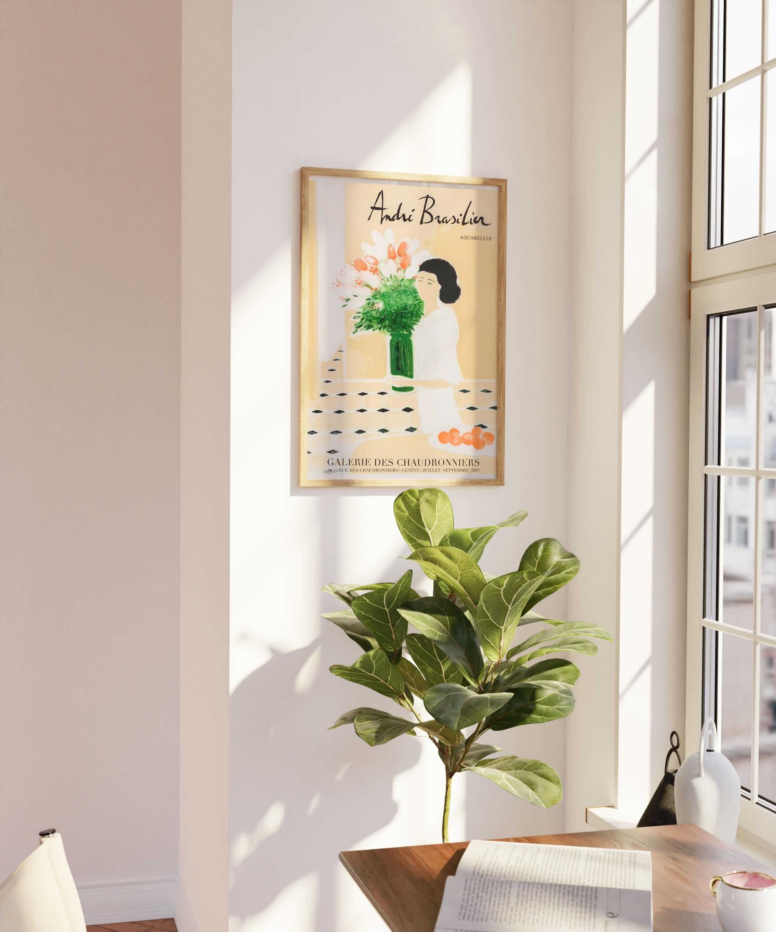 Andre Brasilier / Des fruits et des fleurs  / 果物と花 - Fruits and flowers - Nadir Parça My Store