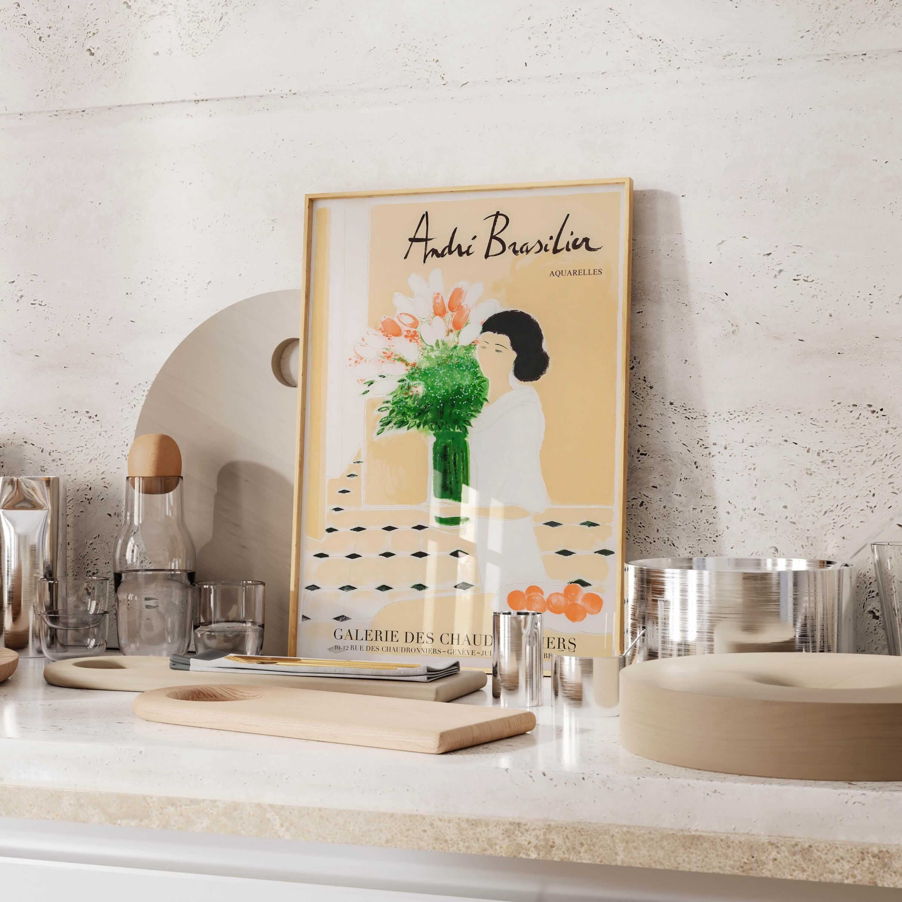 Andre Brasilier / Des fruits et des fleurs  / 果物と花 - Fruits and flowers - Nadir Parça My Store