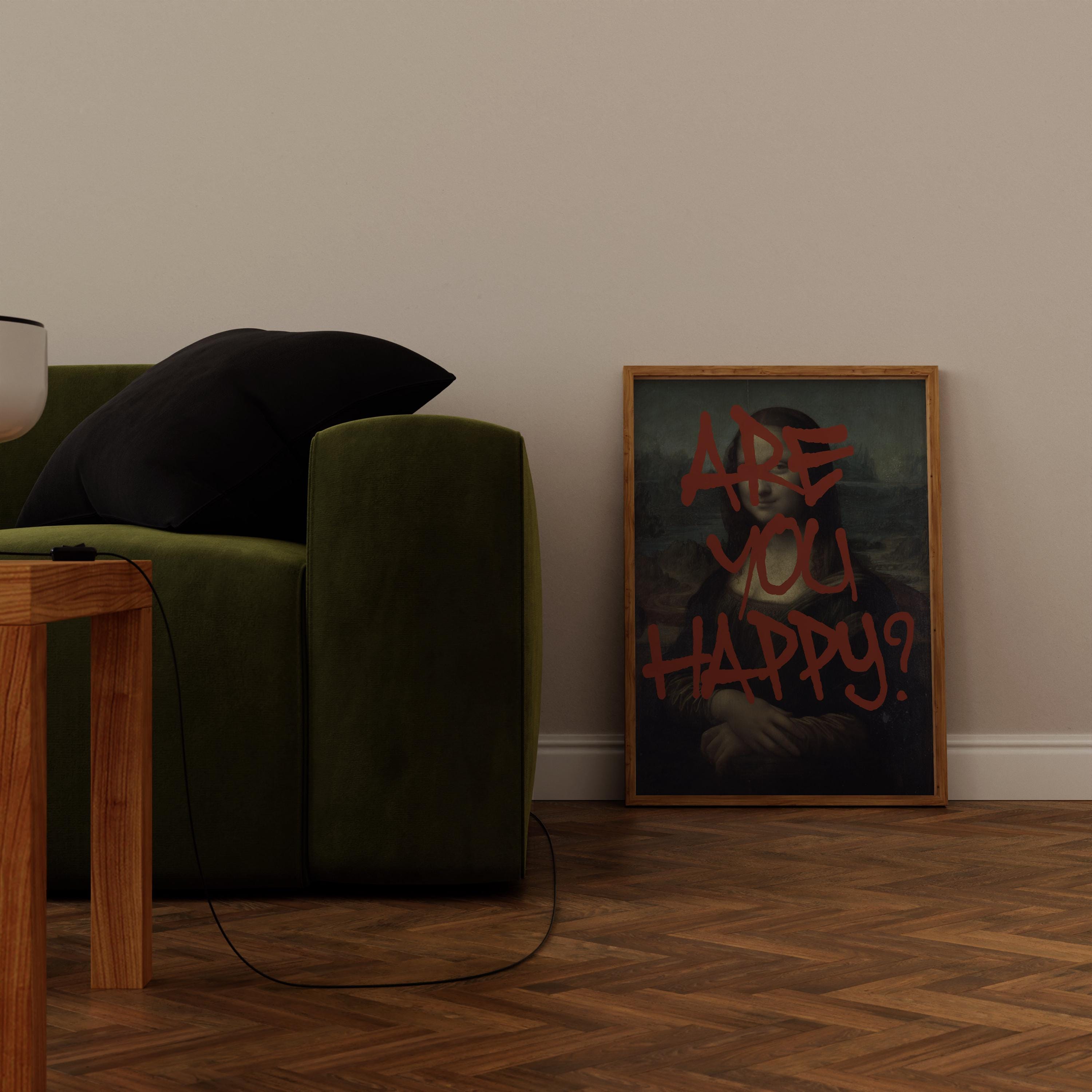 Mona Lisa Tribute - Street Art Meets Renaissance / Are you Happy? My Store