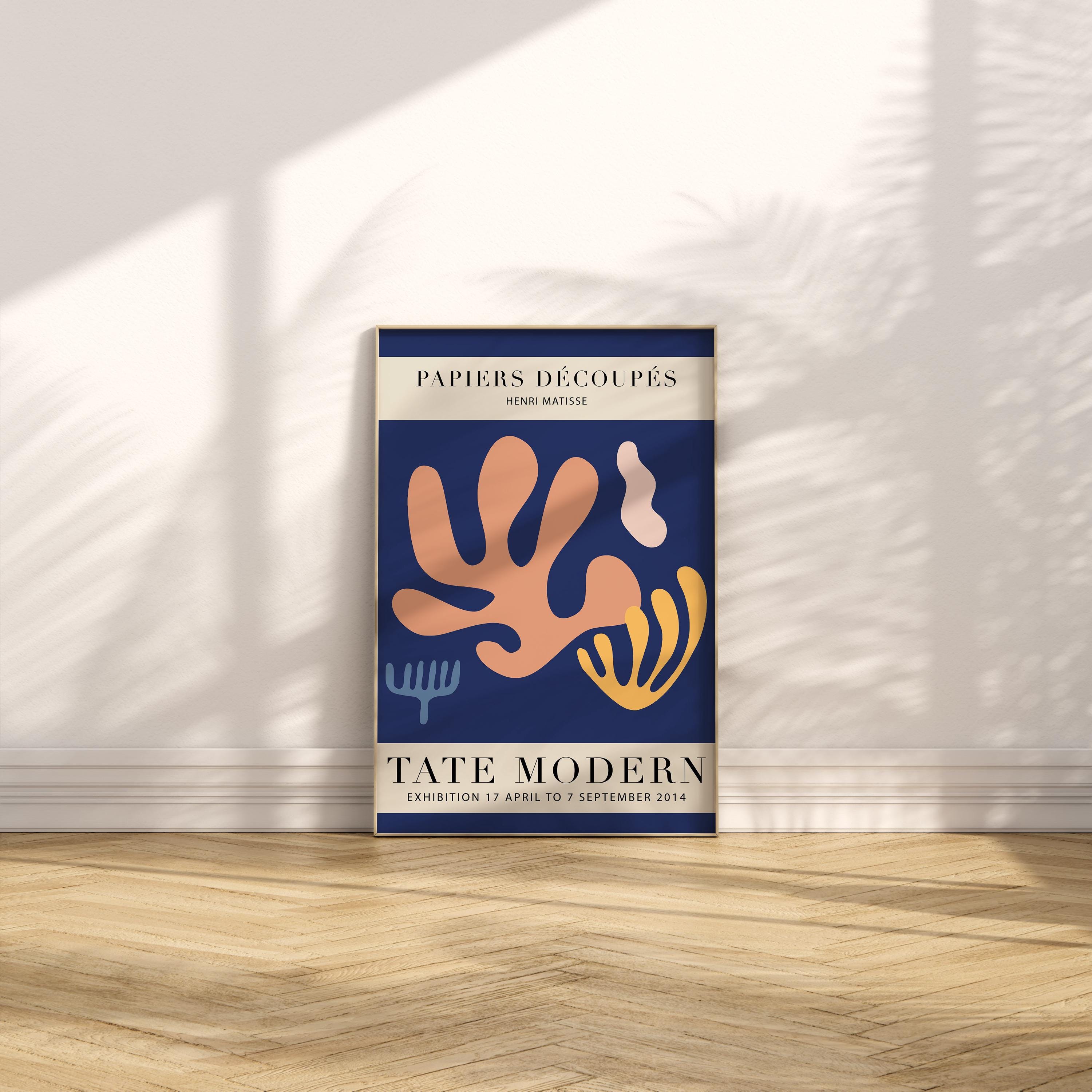 Tate Modern Poster - Papiers Decoupes - Henri Matisse Cut Outs / Tate Gallery - Physical Poster My Store