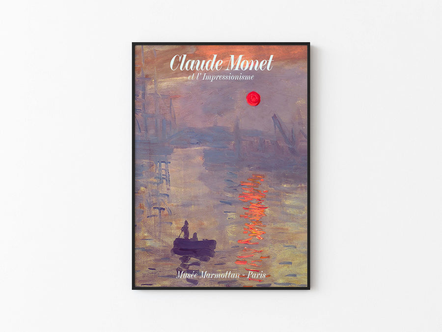 Claude Monet - Impressionism / Impression, Sunrise - Soleil Levant - Affiche My Store