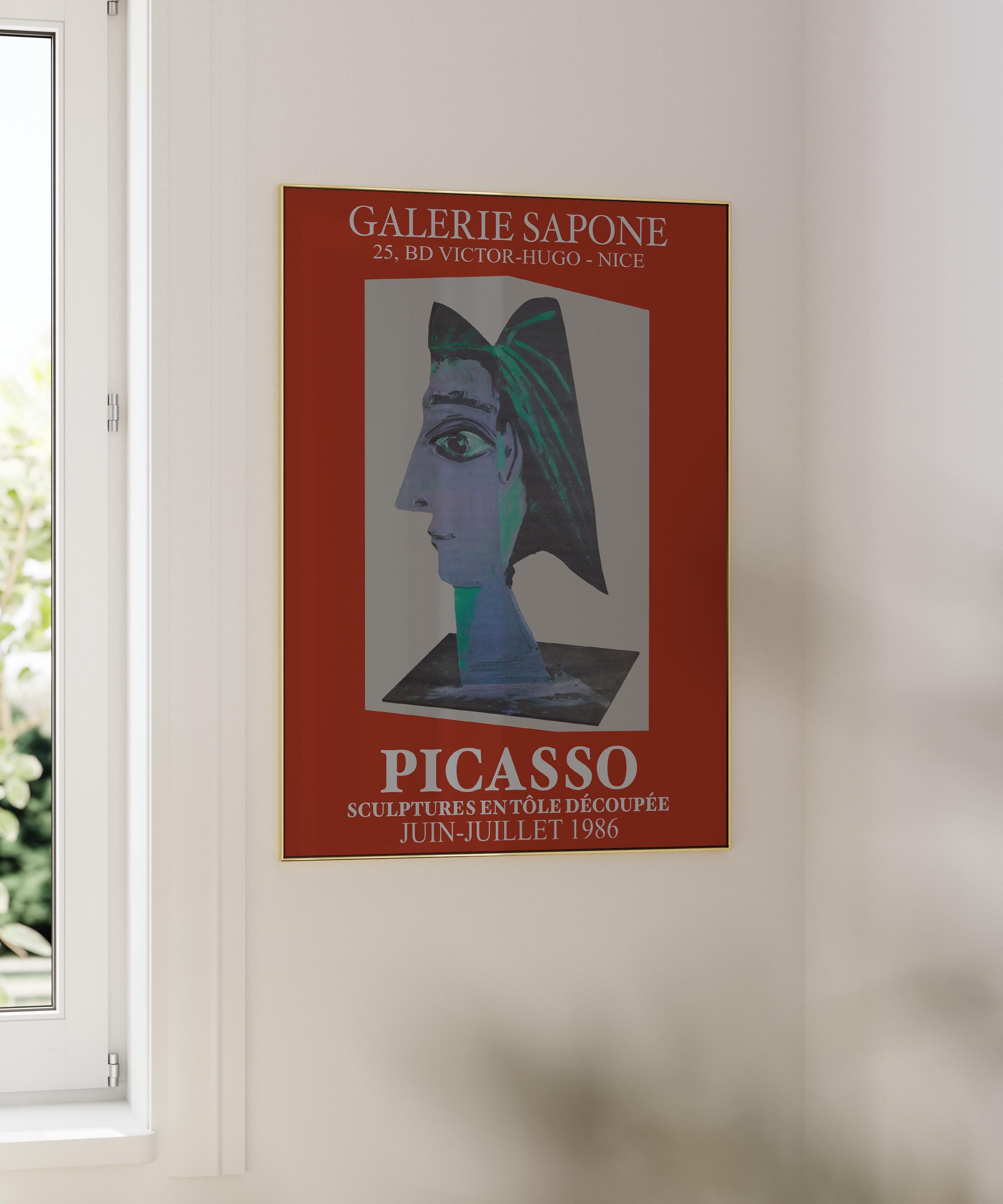 Pablo Picasso - Sculptures - Galerie Affiche - Exhibition Poster / After Picasso - Vintage My Store