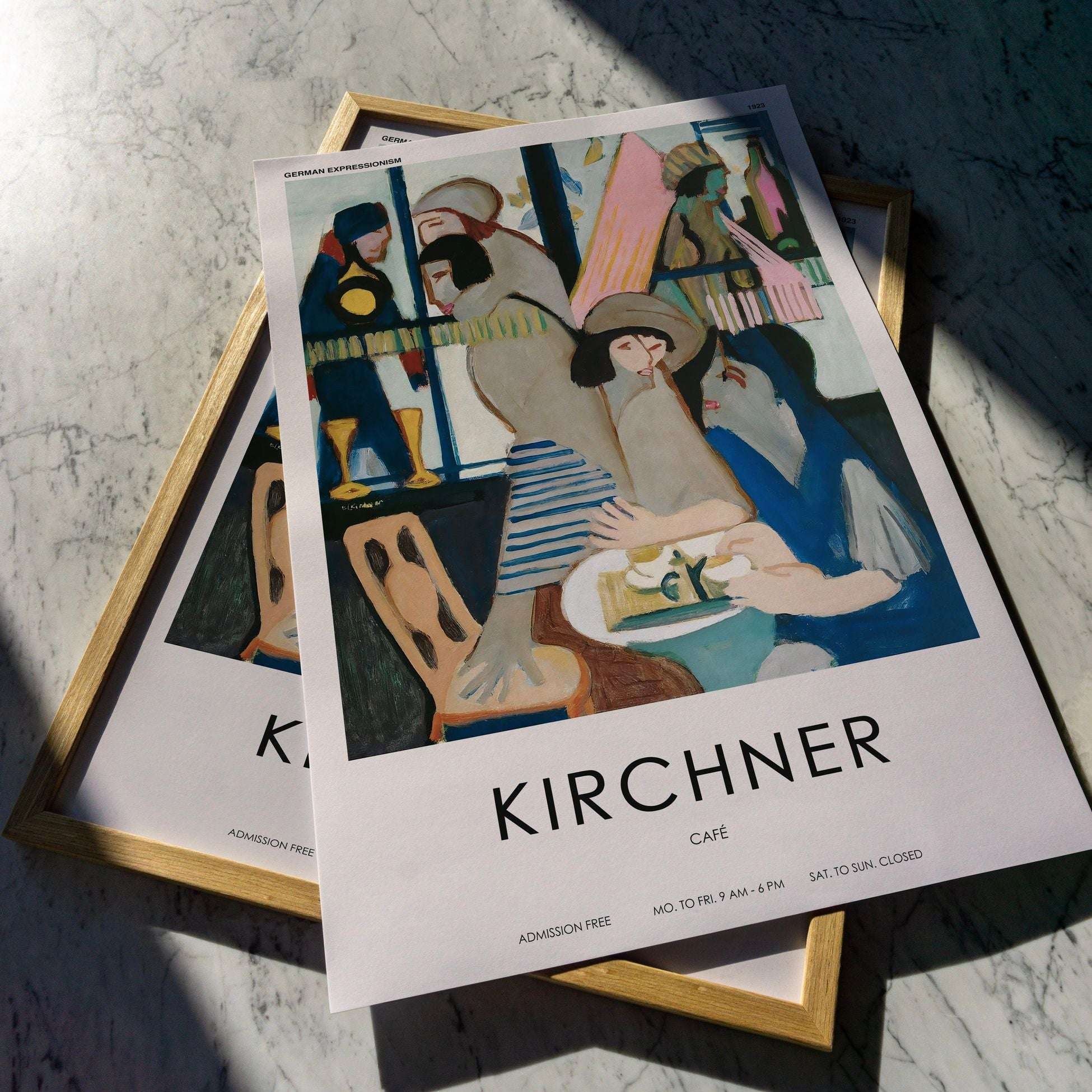 Ernst Ludwig Kirchner - The Cafe - Kirchner Kafe