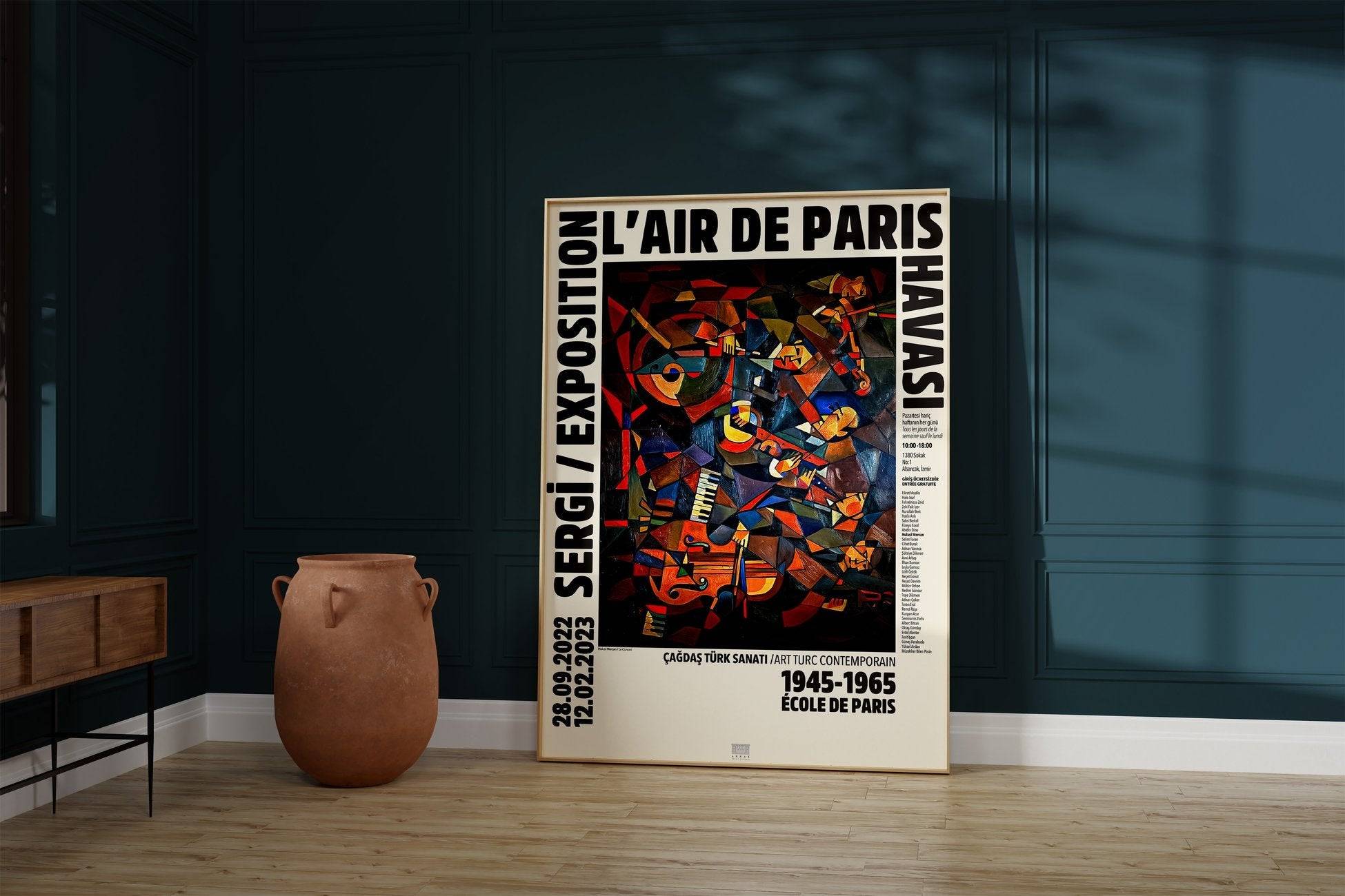 Hulusi Mercan İzmir Sergi Afişi - Le Concert