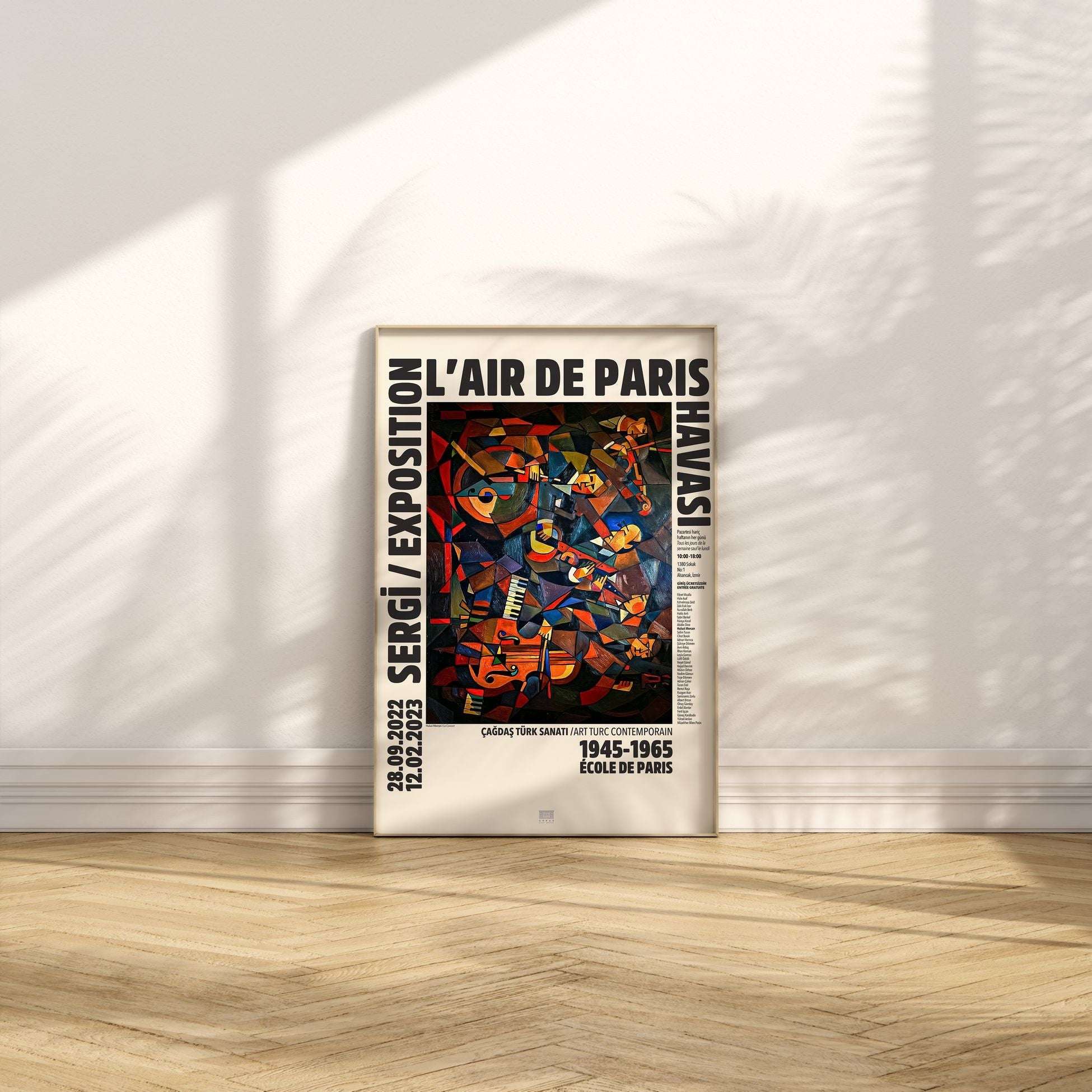 Hulusi Mercan İzmir Sergi Afişi - Le Concert