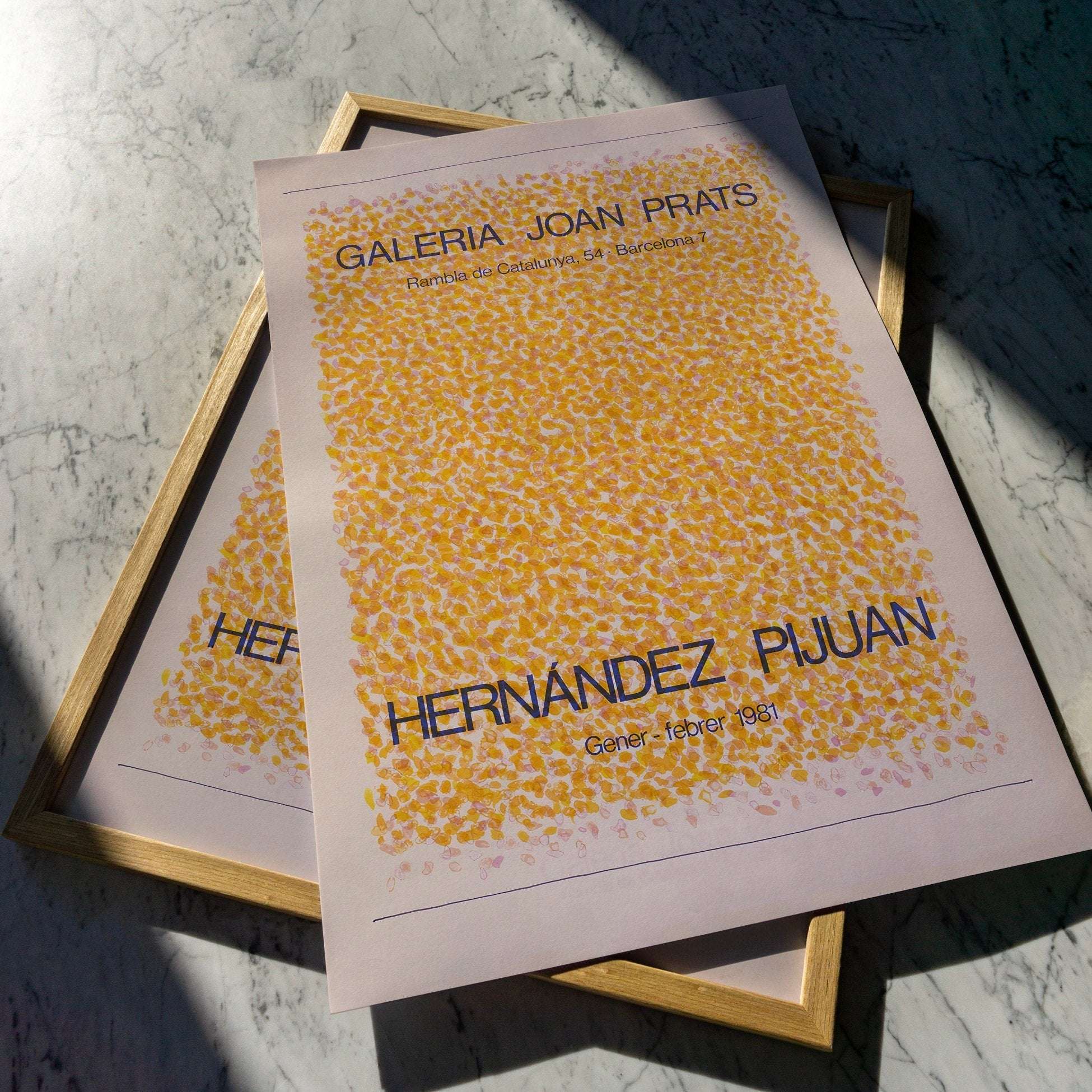 Hernandez Pijuan - Hernandez Pijuan - 1981 Gener - Febrer / Galeria Joan Prats - Vintage Poster